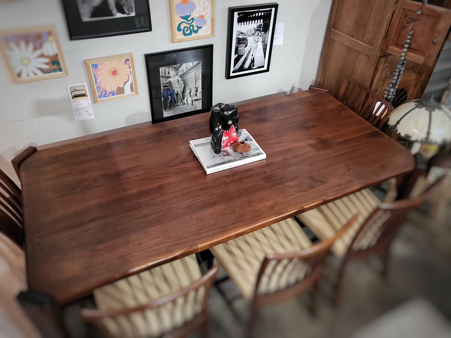 Vintage Post and Rail Dining Table - Solid Timber