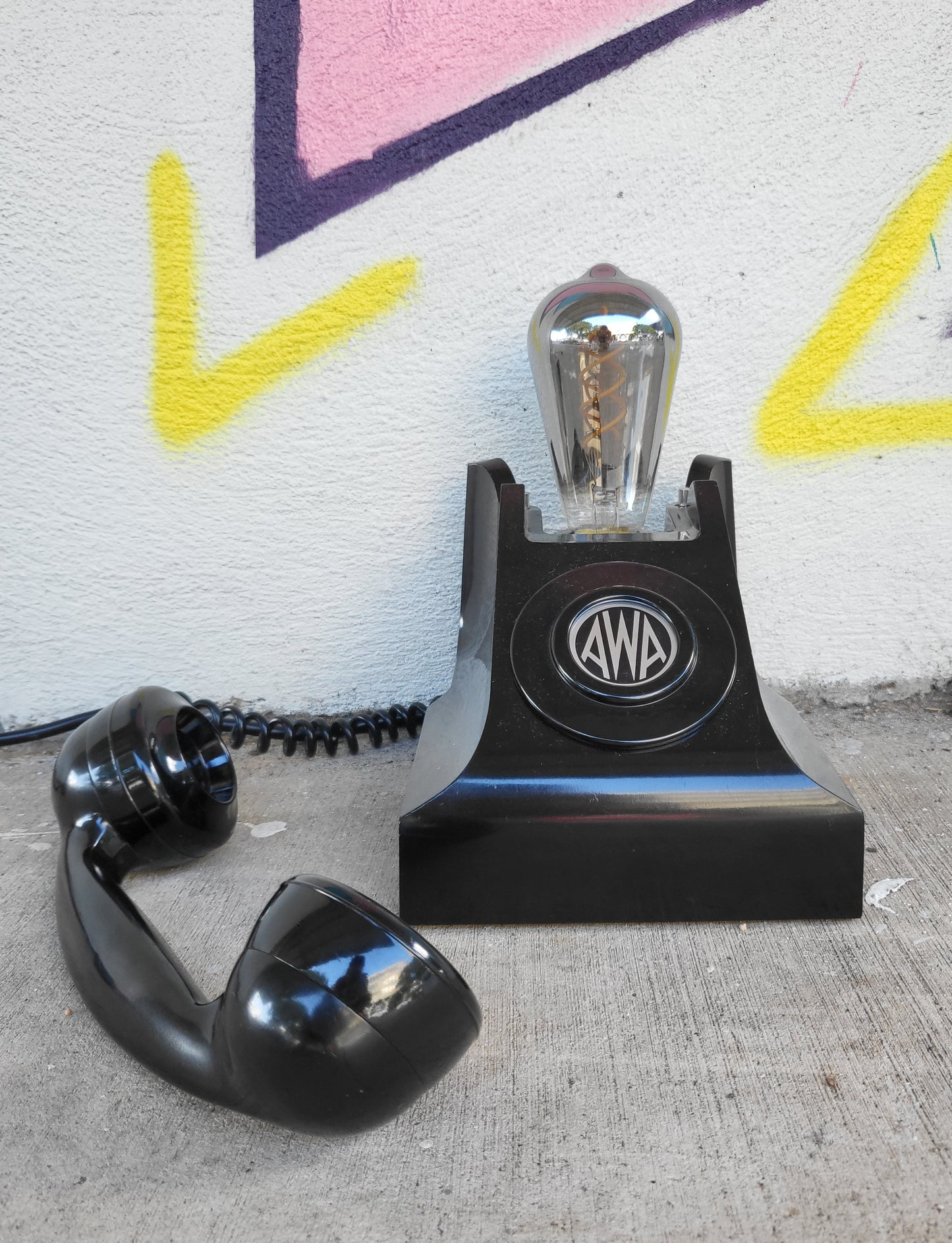 1950's Bakelite Telephone Desk Lamp