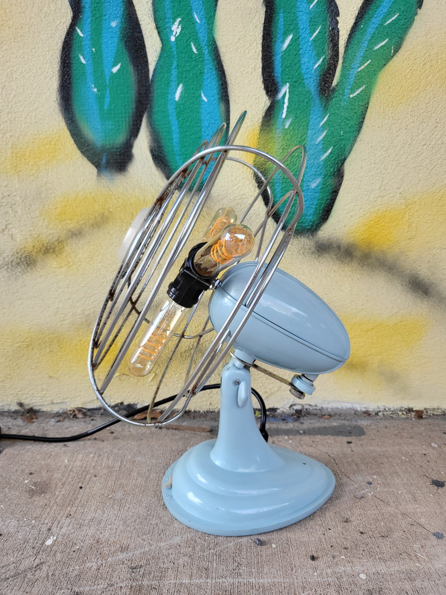 1950's Elcon Fan Desk Lamp (FLAMP)