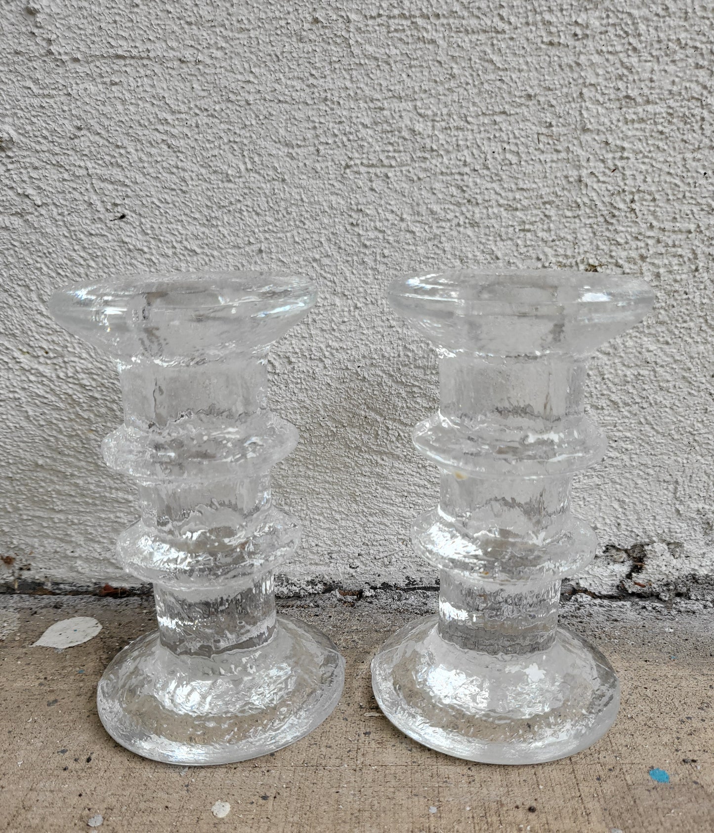 littala (Finland) 'Festivo' Candle Holders by Timo Sarpaneva