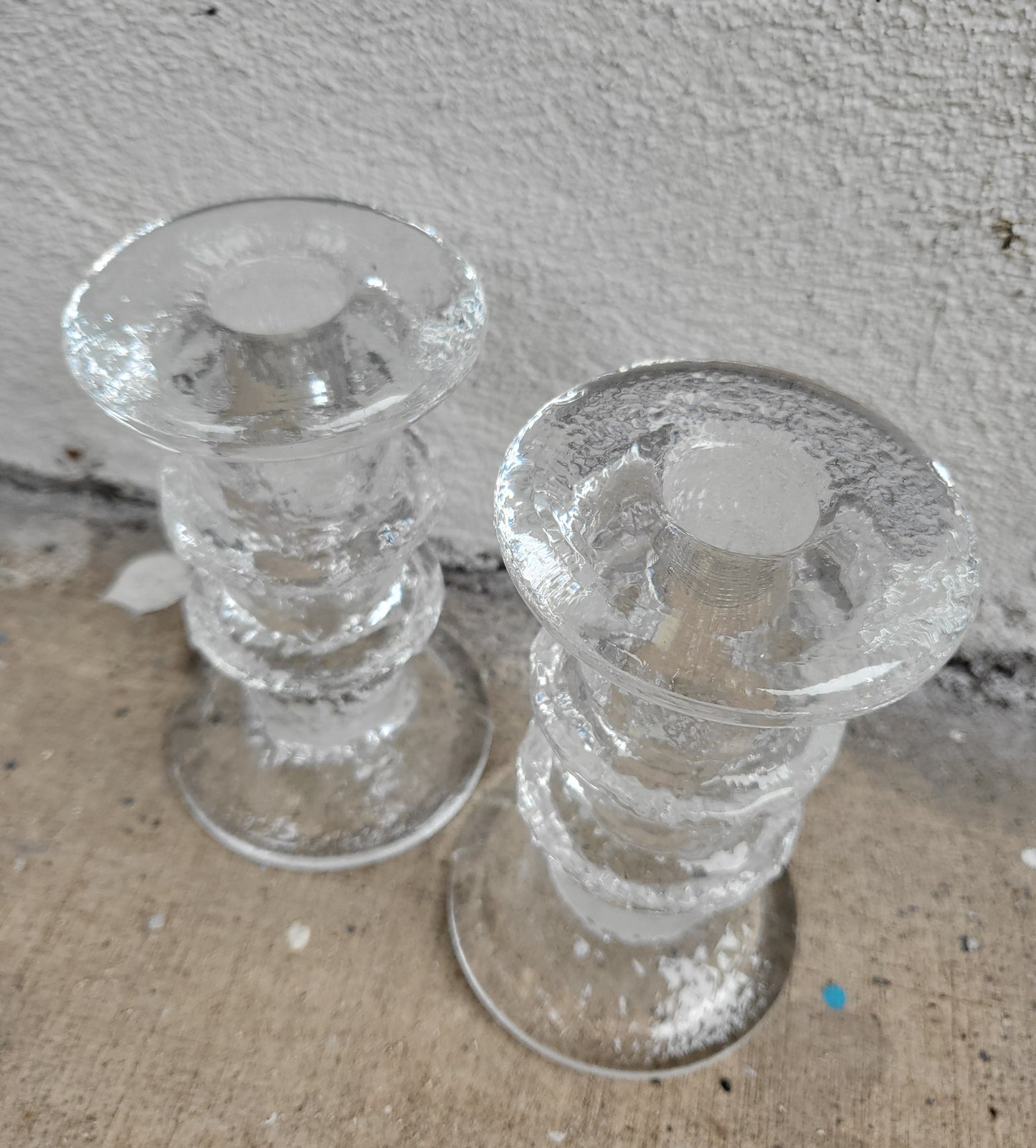littala (Finland) 'Festivo' Candle Holders by Timo Sarpaneva