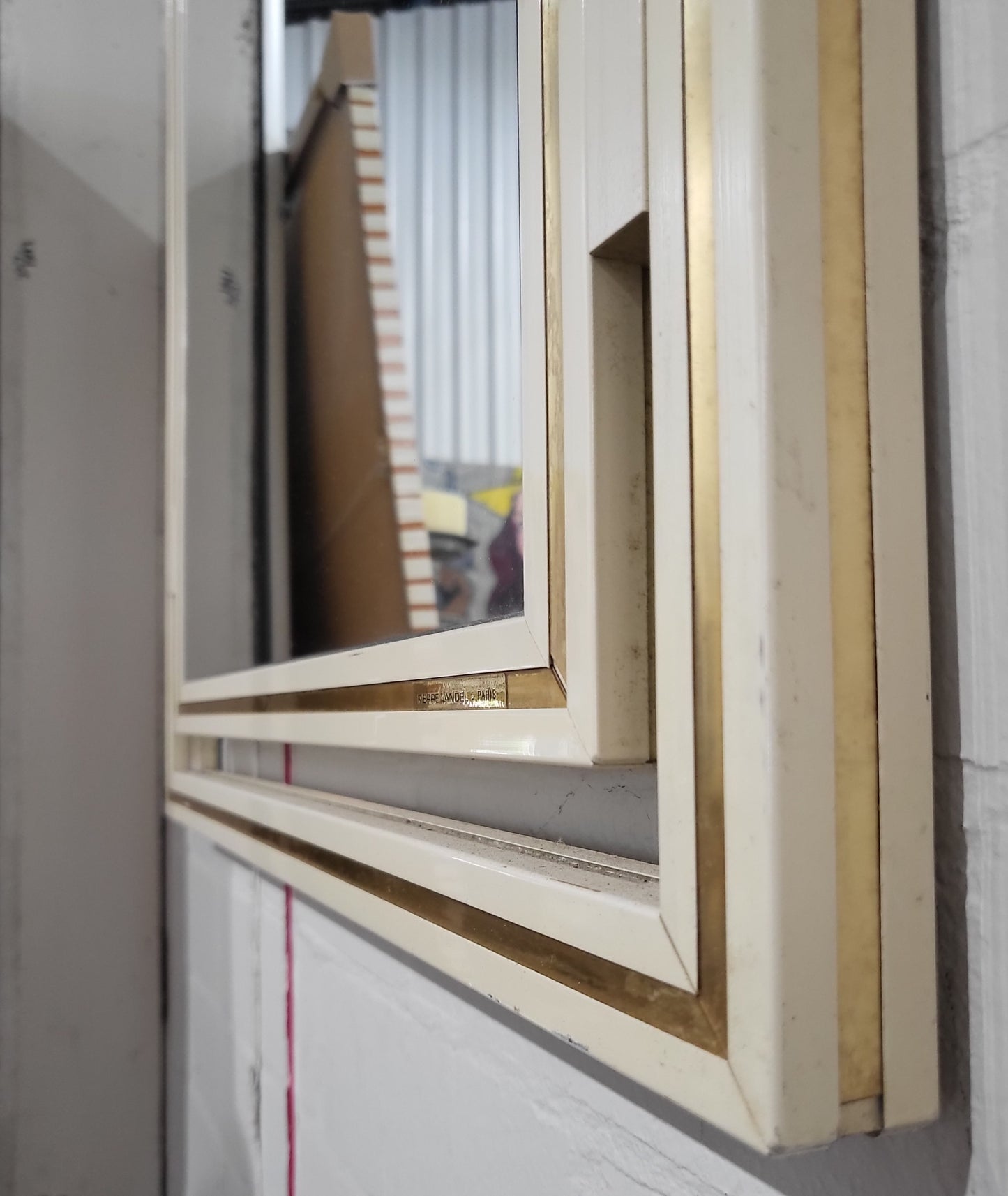 Glamorous Pierre Vandel Mirror - 1970s