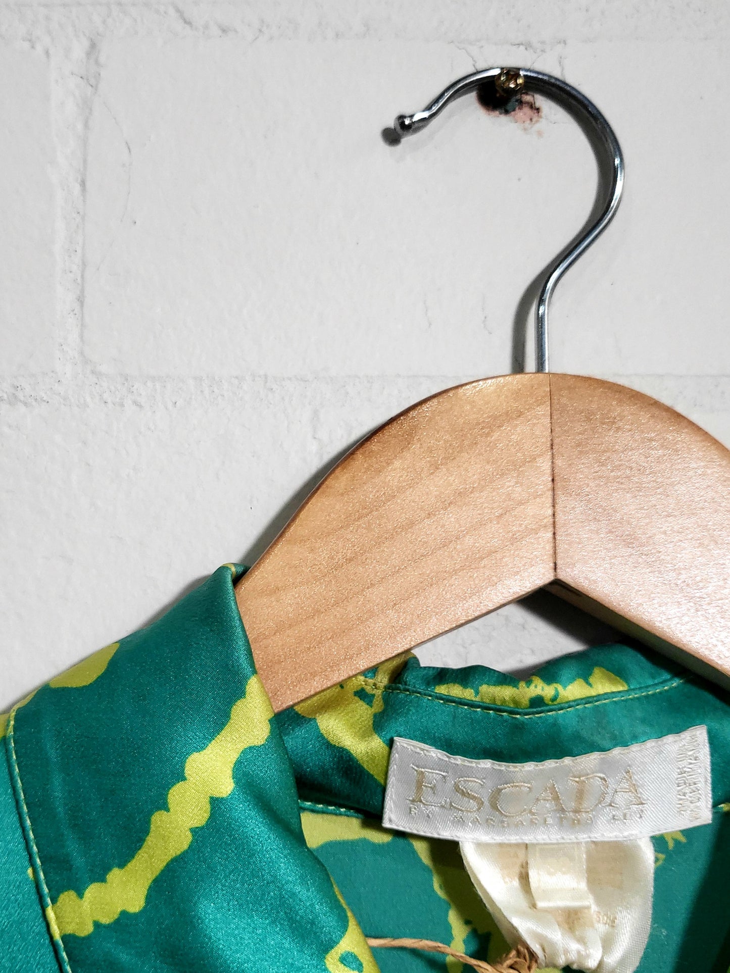 Vintage ESCADA Pop-Art Silk Shirt