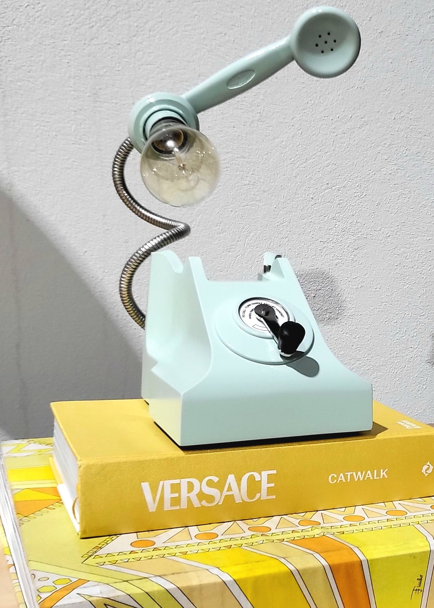 1953 Magneto Table Phone Lamp (Dimmable)