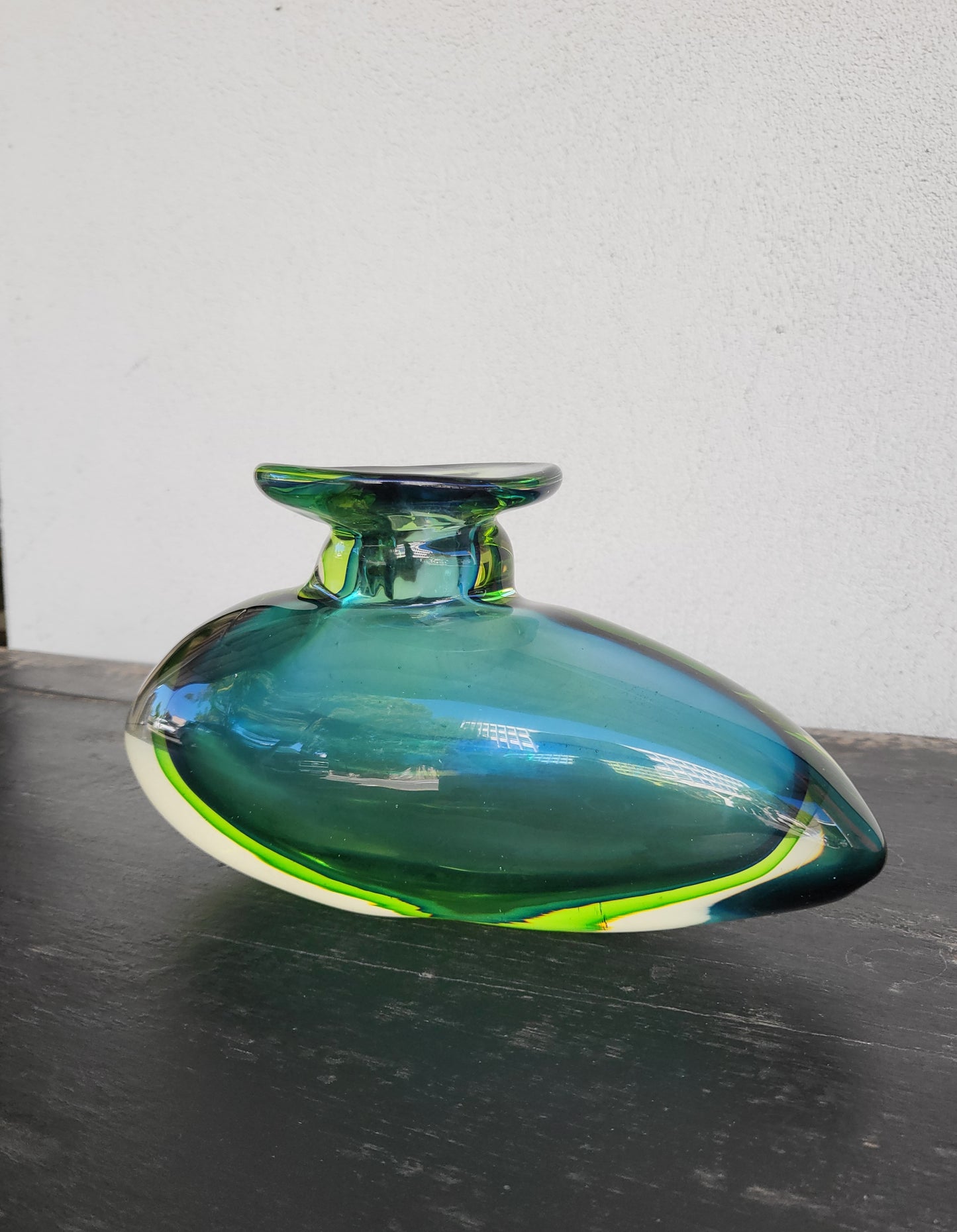Mid-Century Flavio Poli for Seguso Submarine Murano Glass Vase