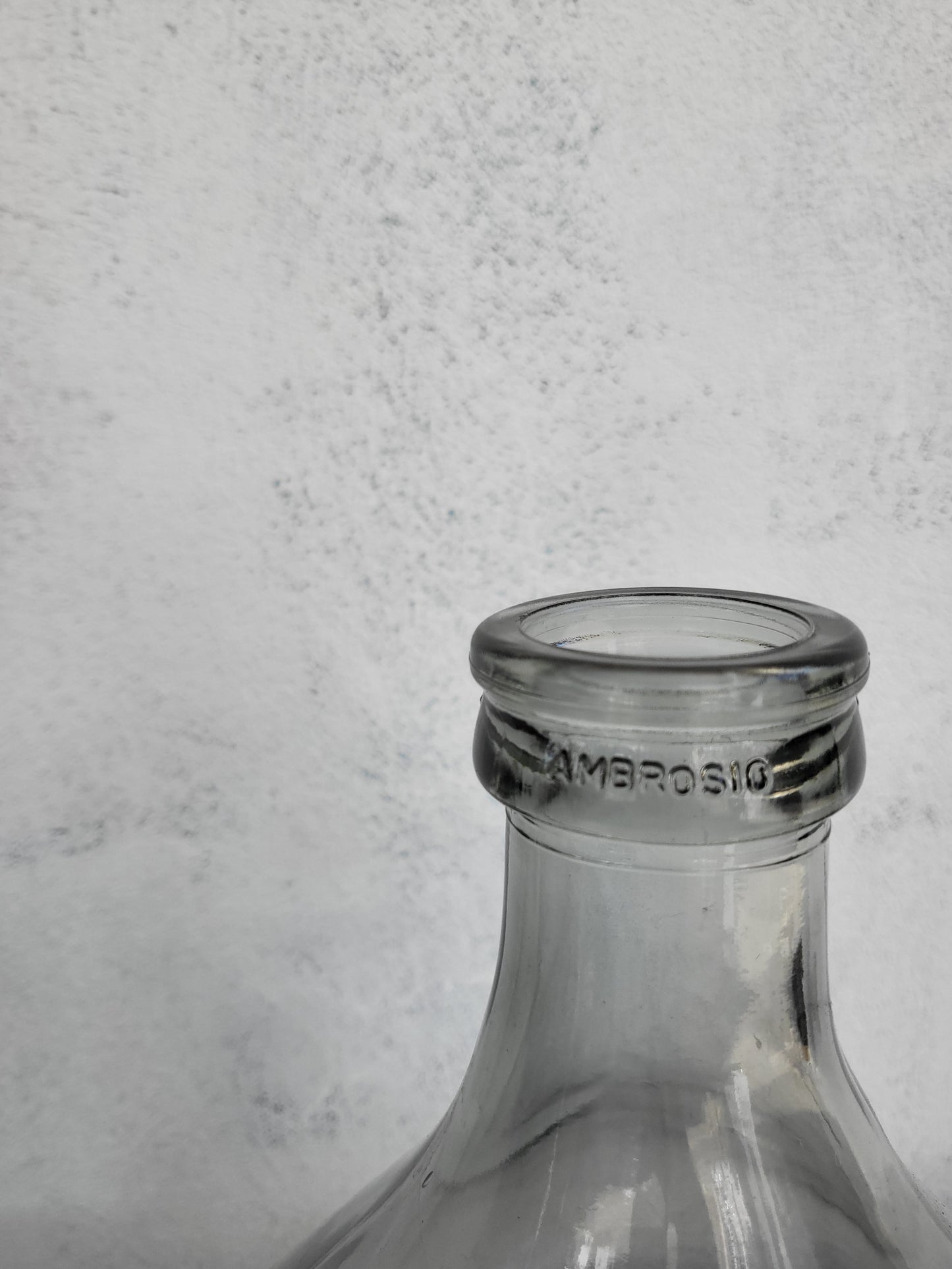 Antique Italian Clear Glass Demijohns