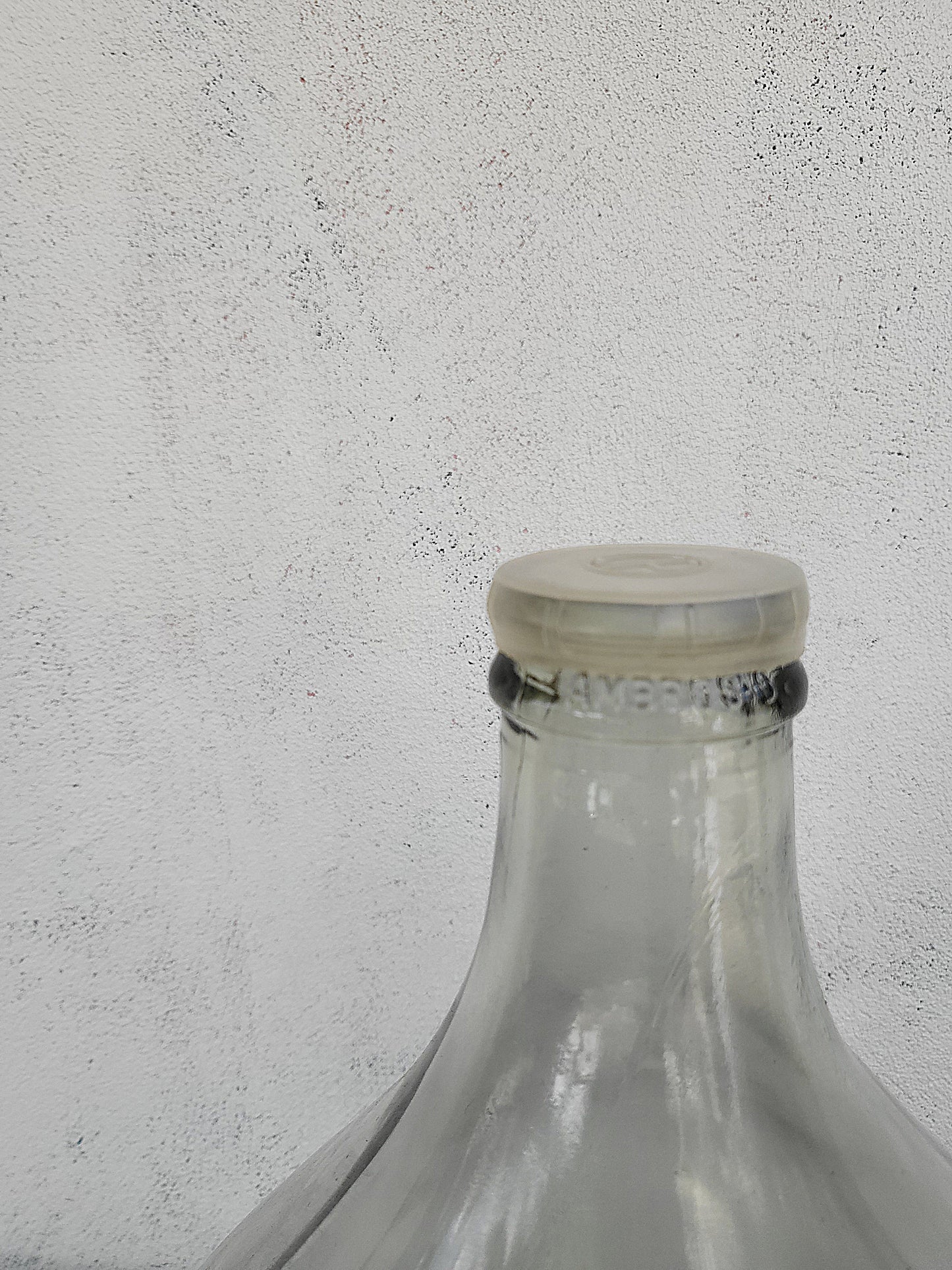 Antique Italian Clear Glass Demijohns