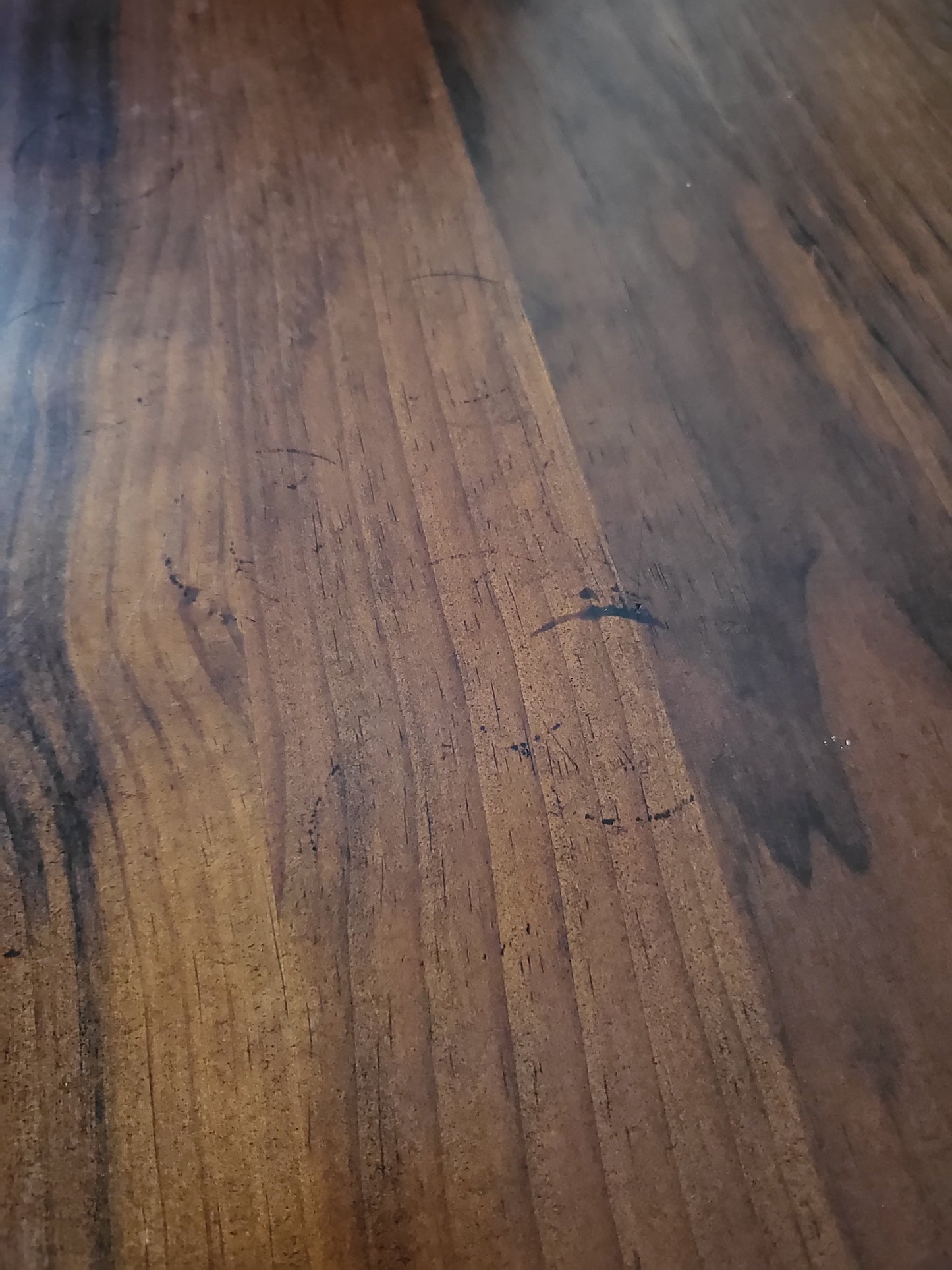 Vintage Post and Rail Dining Table - Solid Timber