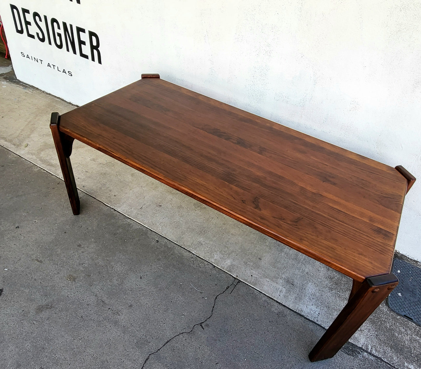 Vintage Post and Rail Dining Table - Solid Timber