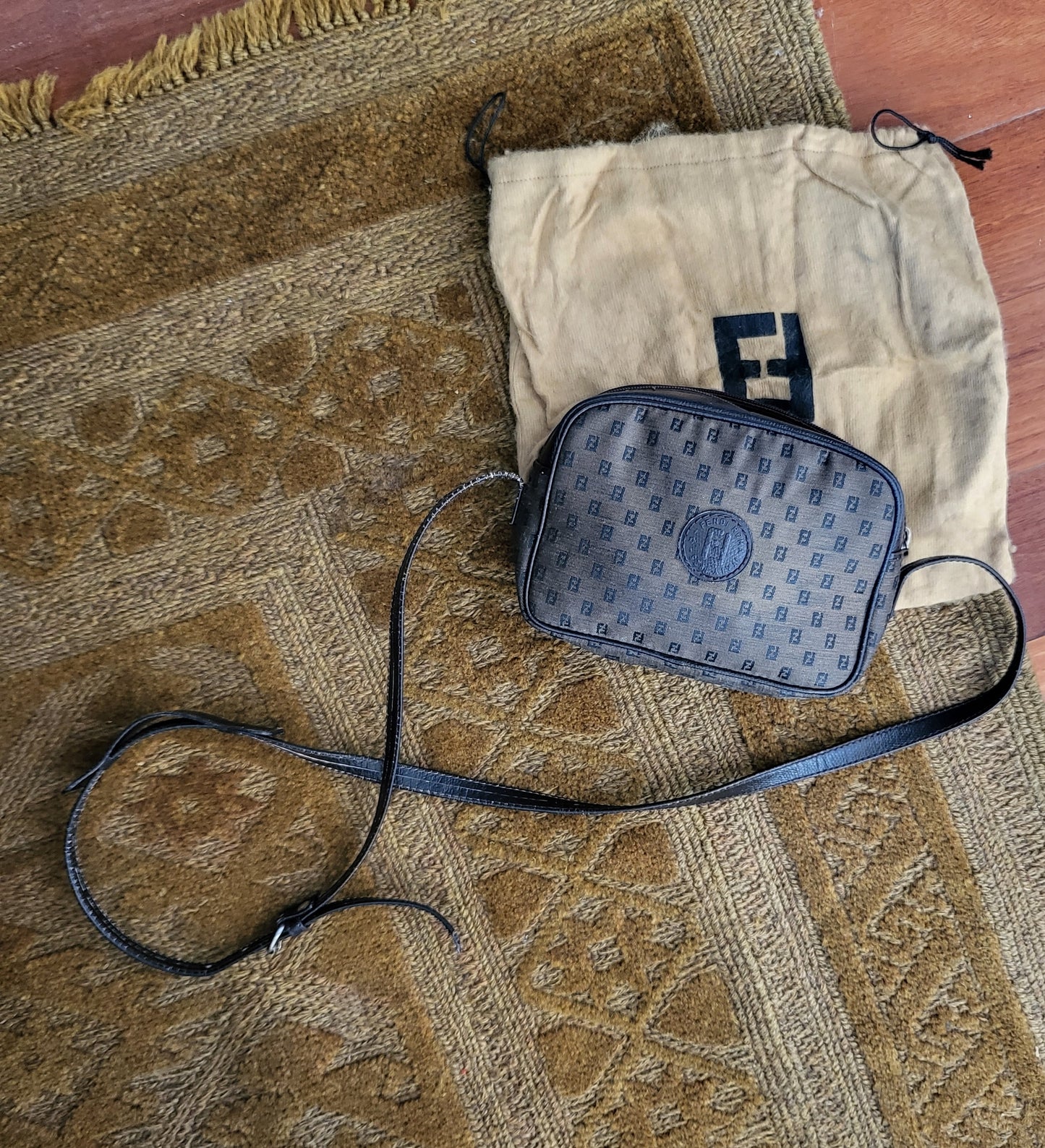 Vintage Fendi Mini Crossbody Bag, circa late 1980s