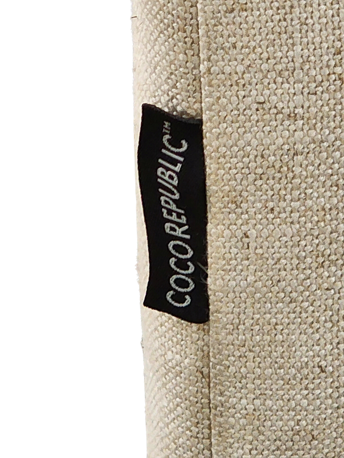 Contemporary Coco Republic Linen Armchair