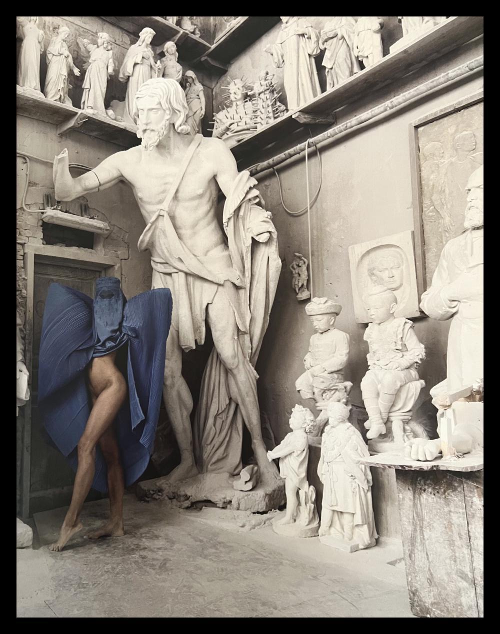 Photographic Print "The Blue Cage" by Marc Lagrange