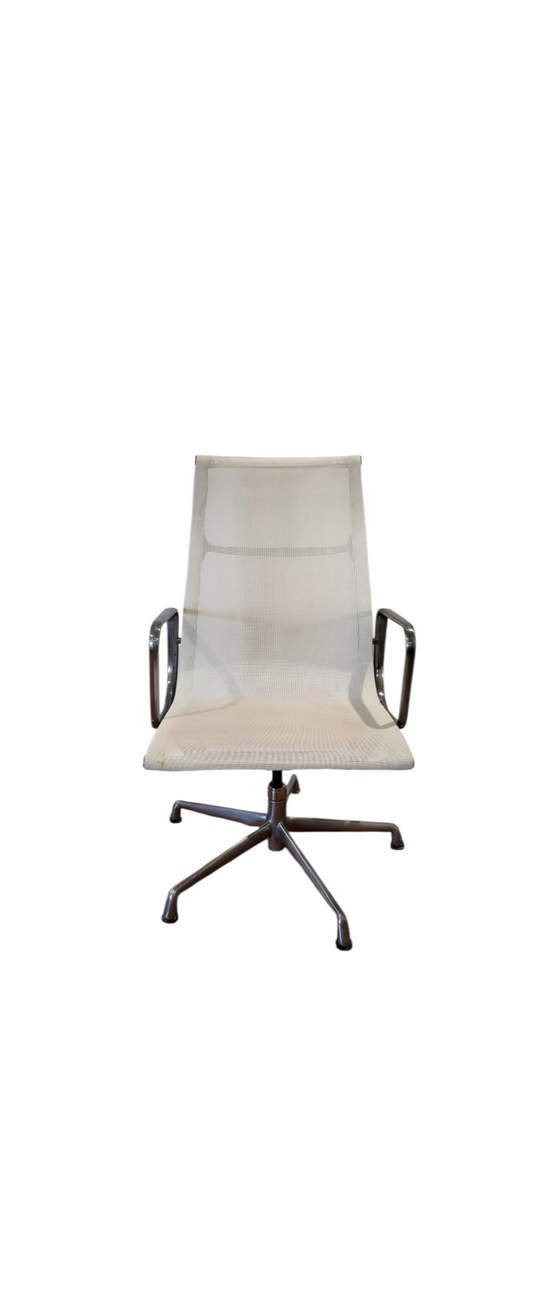 Eames Aluminium Group - White Mesh High Back Office Chair