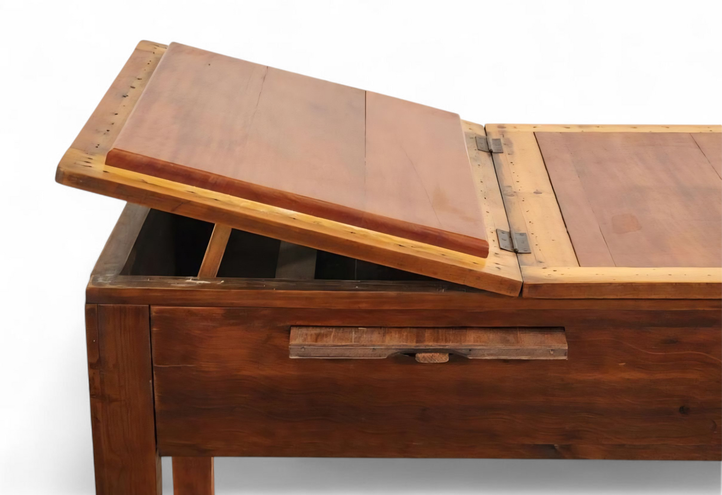 1920s Australian Hardwood Doctor's Table - Two Drawers