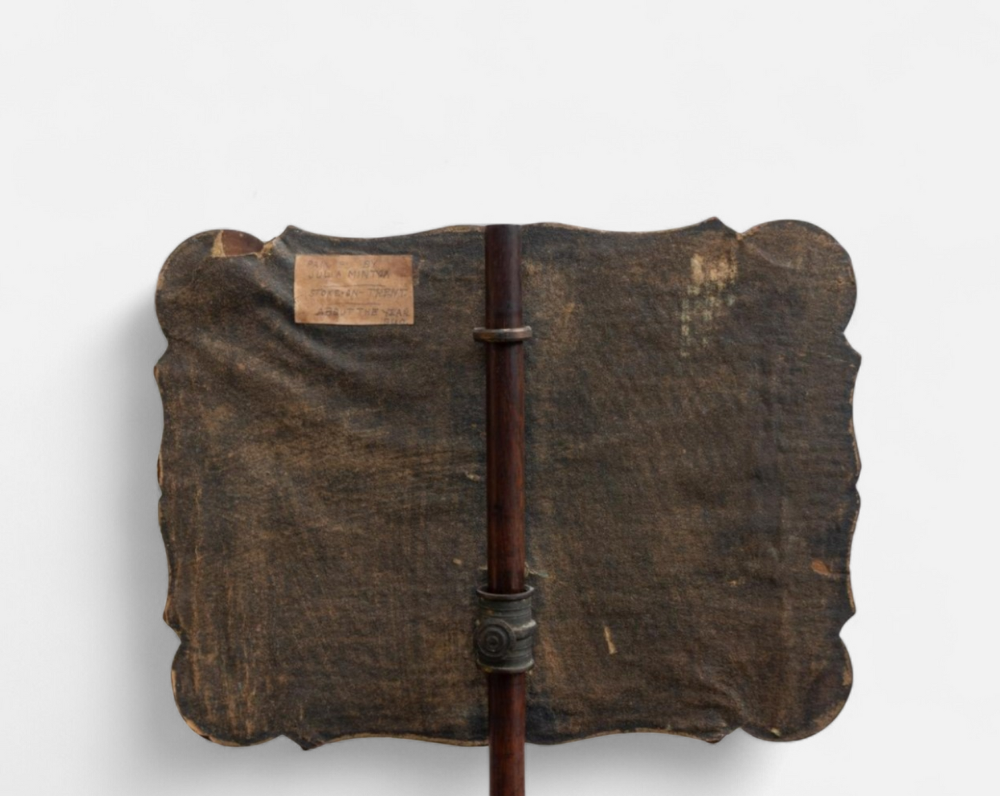 Antique Adjustable Pole Screen | c.1840 | Early Victorian