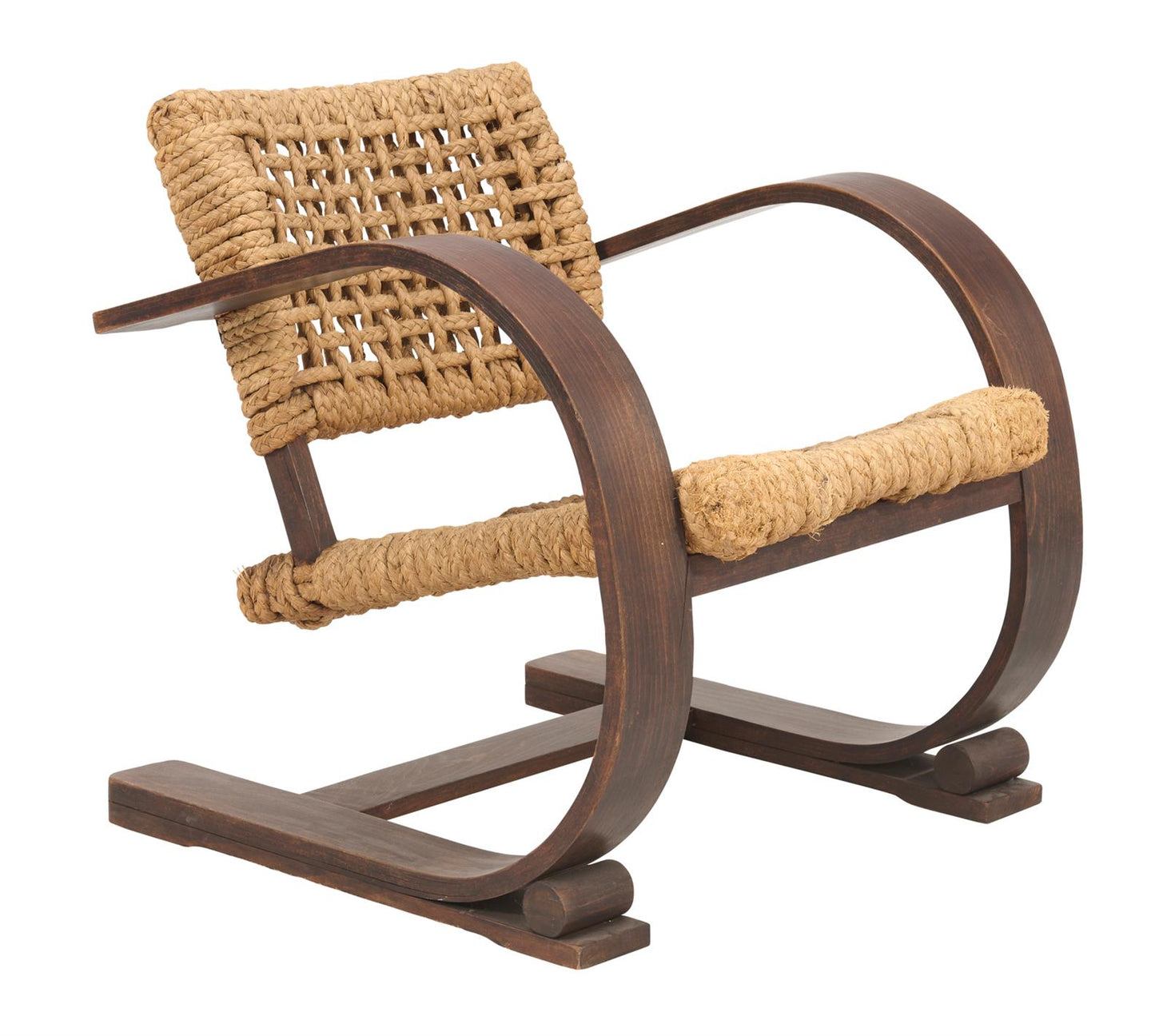Original 1950's Audoux & Minet Bentwood Armchair