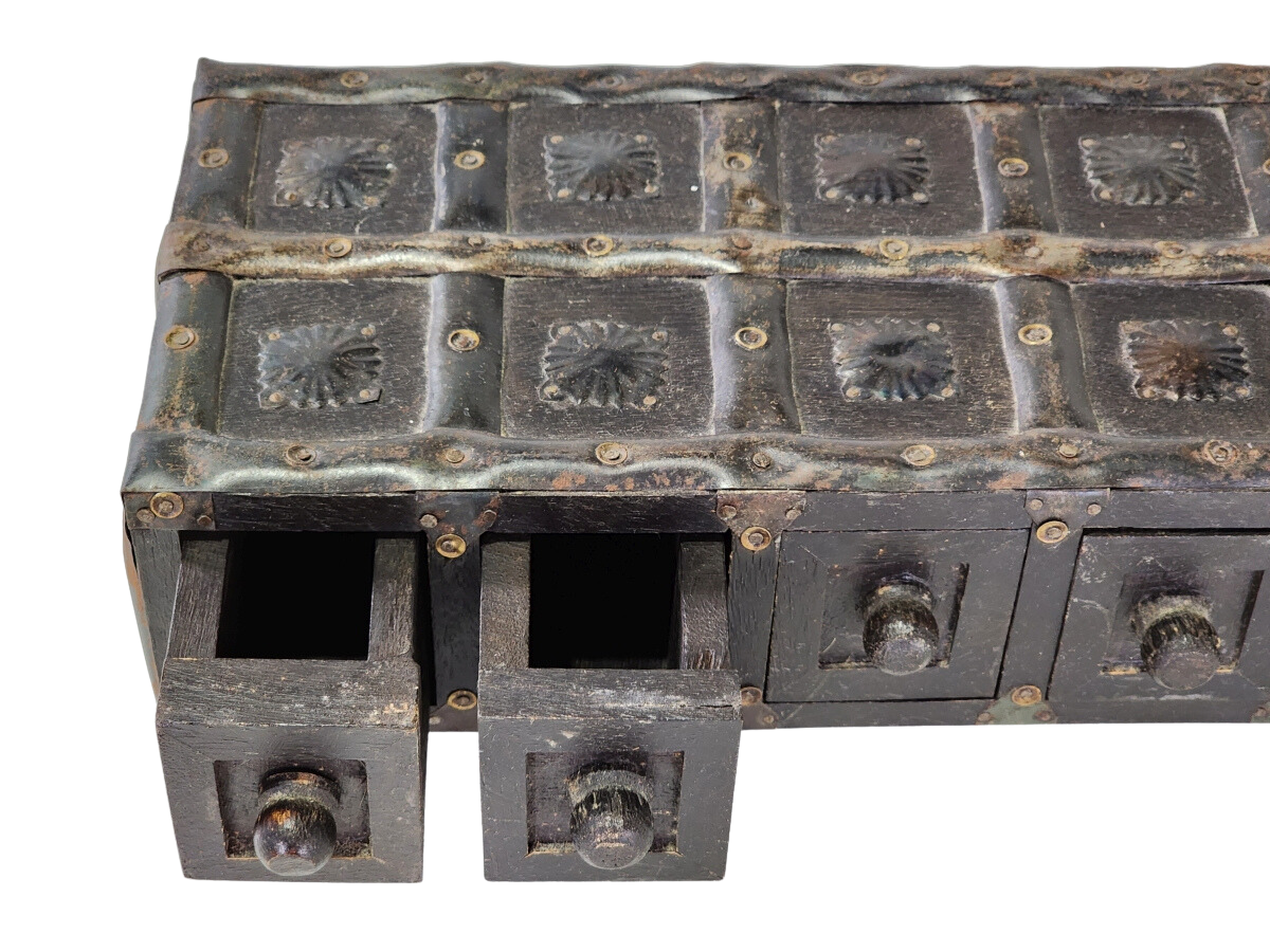 Antique Indian Hardwood Trinket Drawers