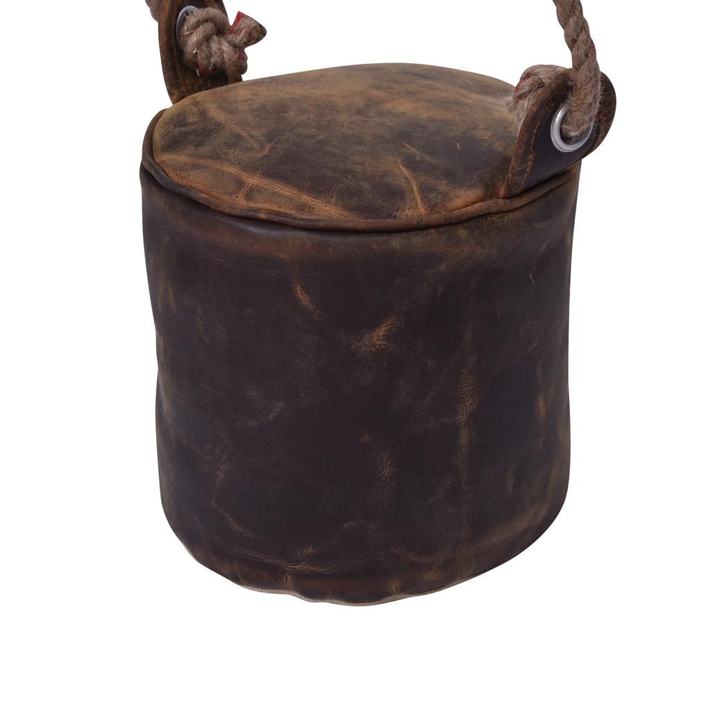 Buffed Vegan Leather Door Stopper - Cylinder