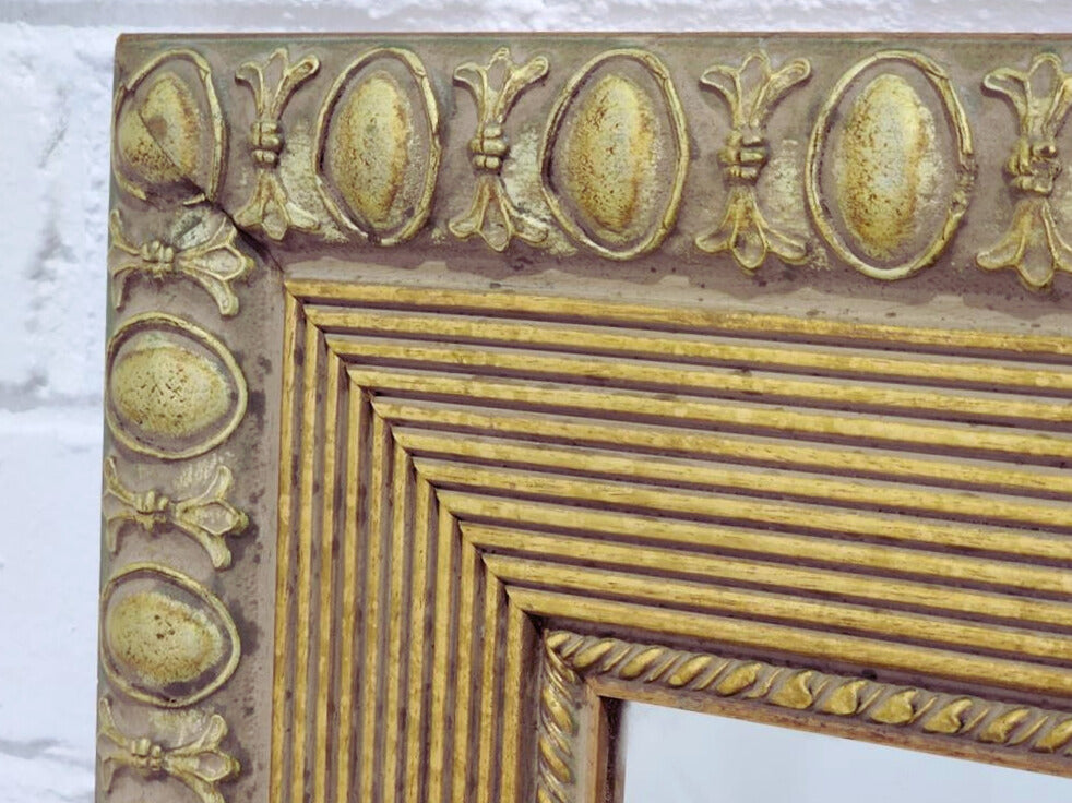 Large Bevelled Gold Gilt Framed Mirror