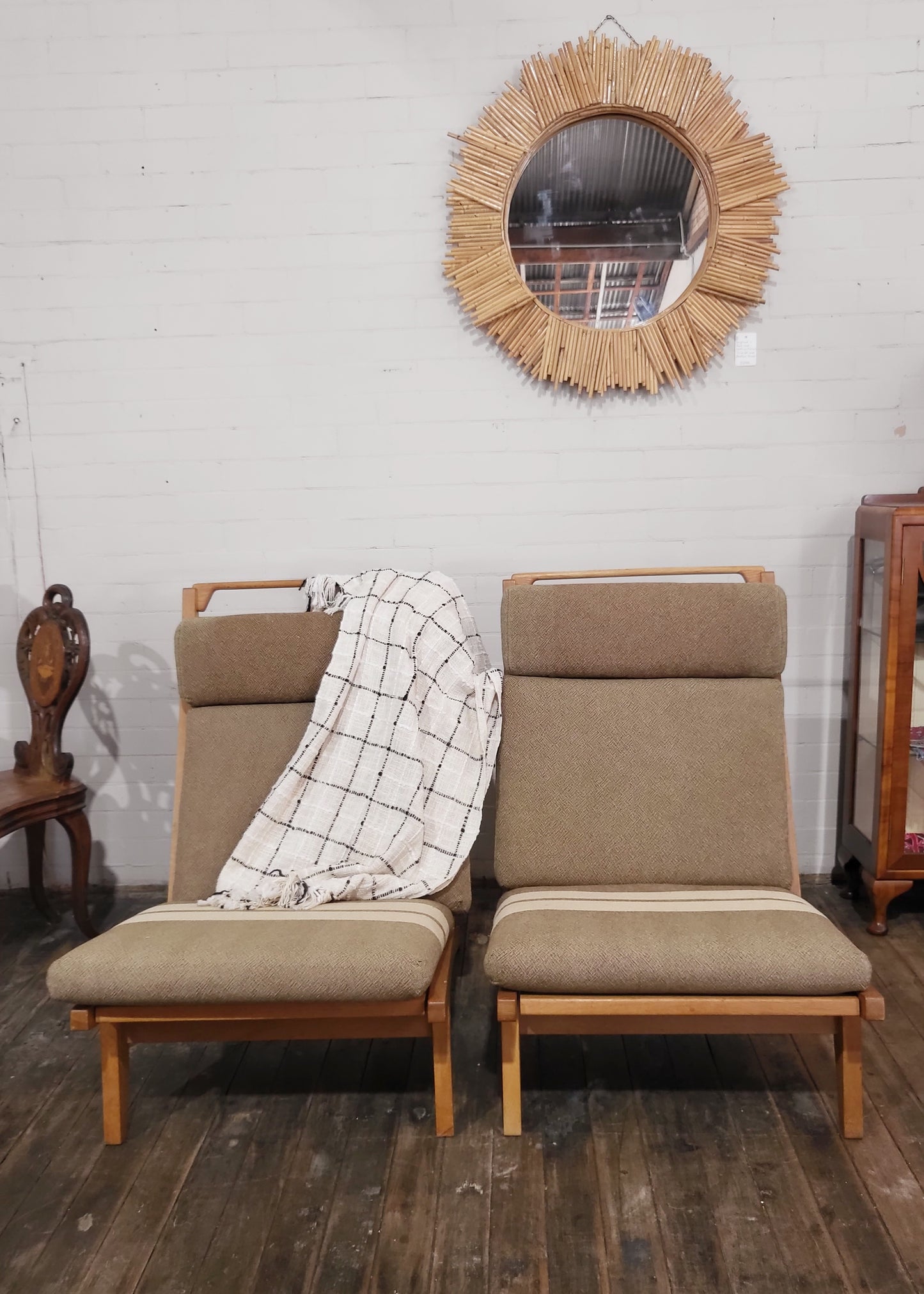 Pair of Hans J. Wegner "Getama" Easy Chairs