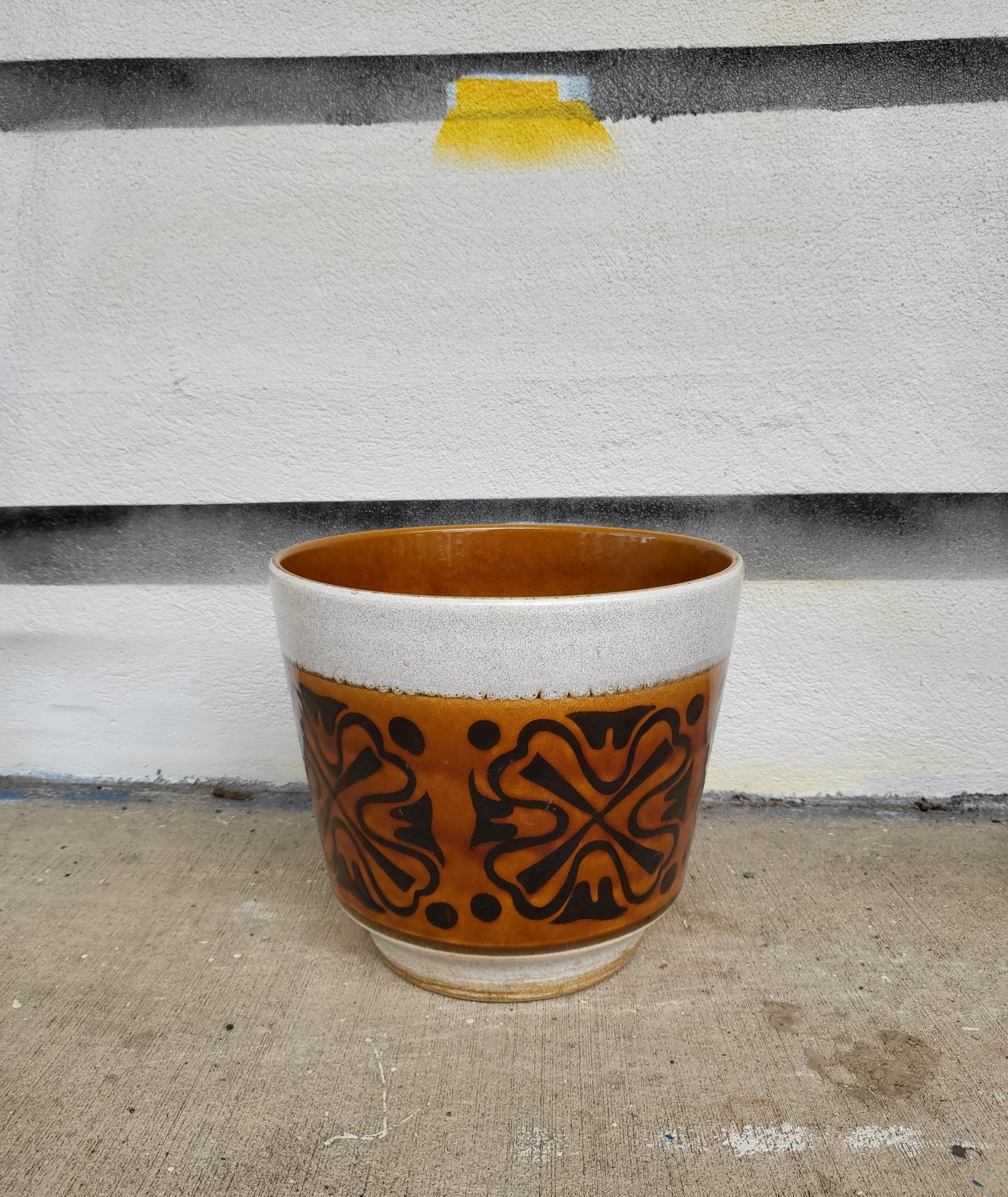 West German Mid-Century Ceramic Plant Pot