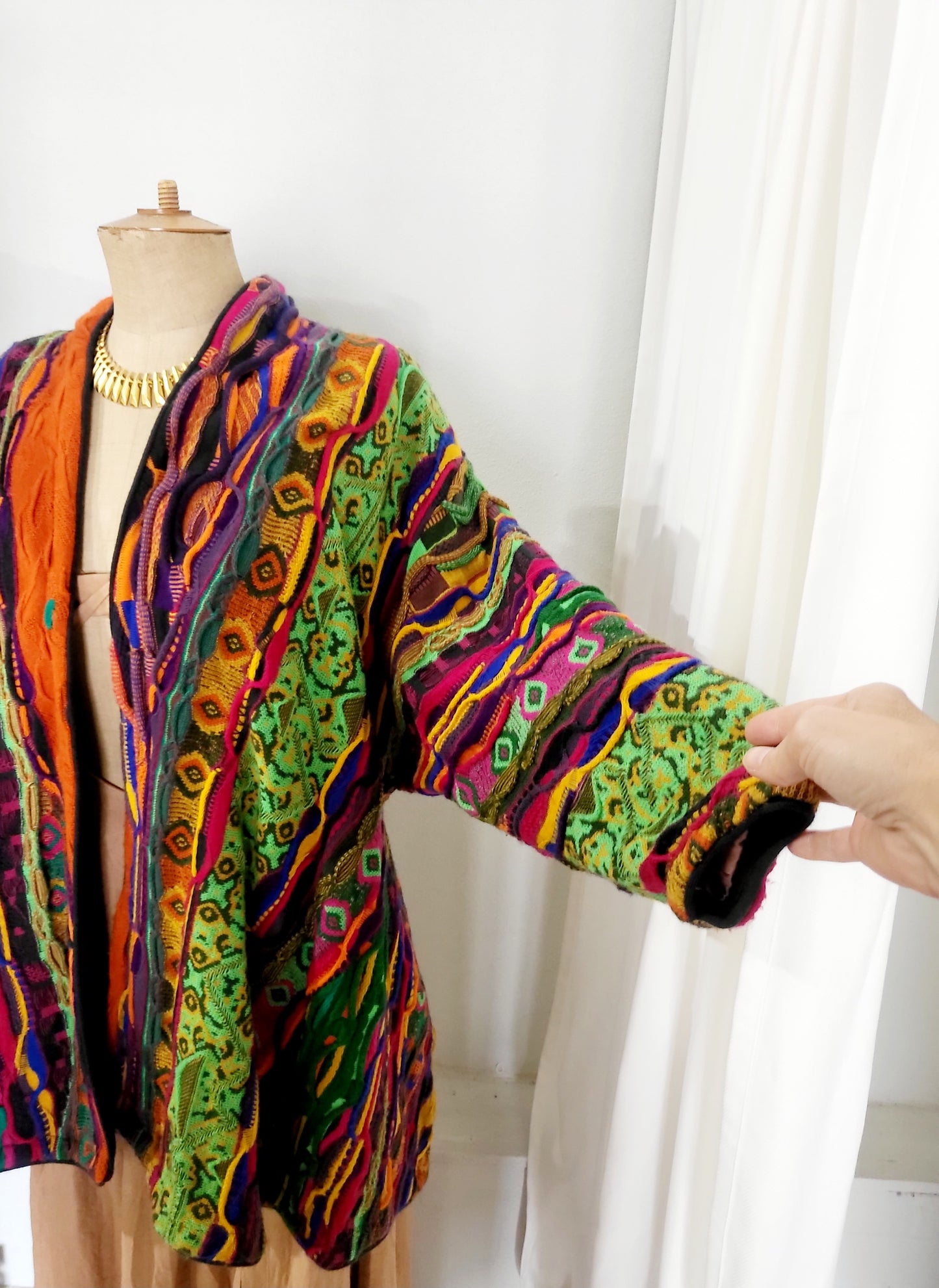 Vintage "Coogi Australia" Woollen Knit Cardigan