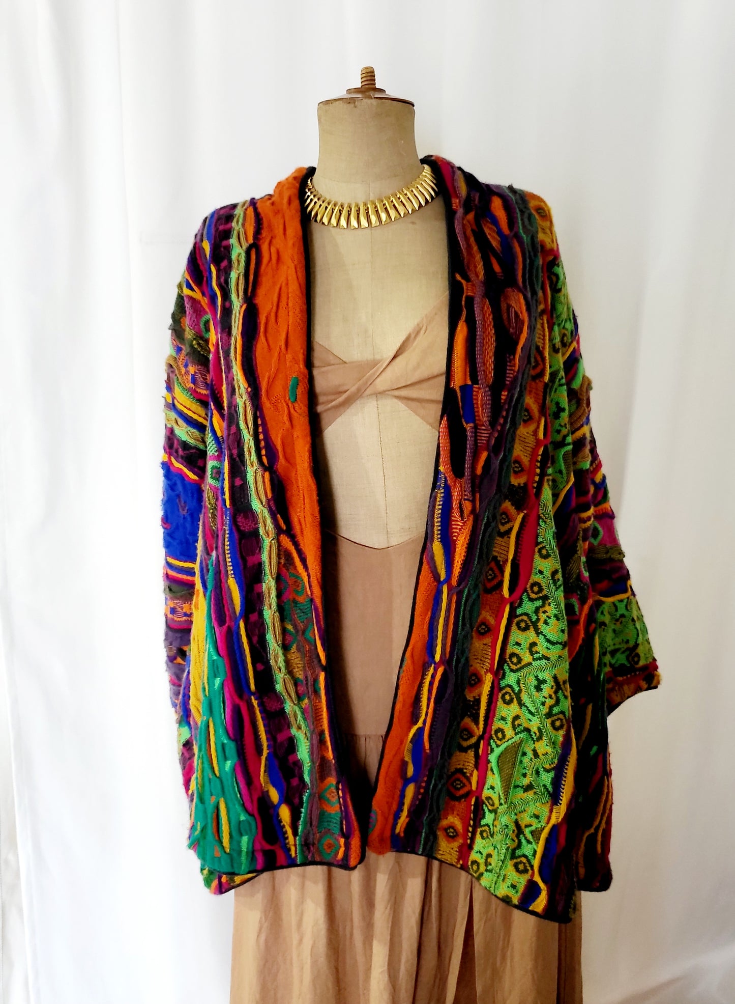 Vintage "Coogi Australia" Woollen Knit Cardigan