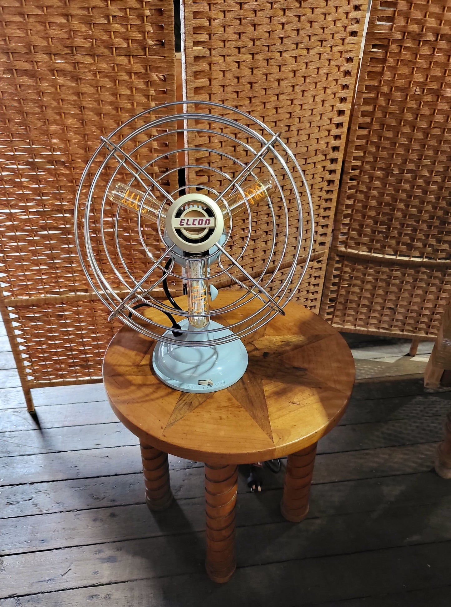 1950's Elcon Fan Desk Lamp (FLAMP)