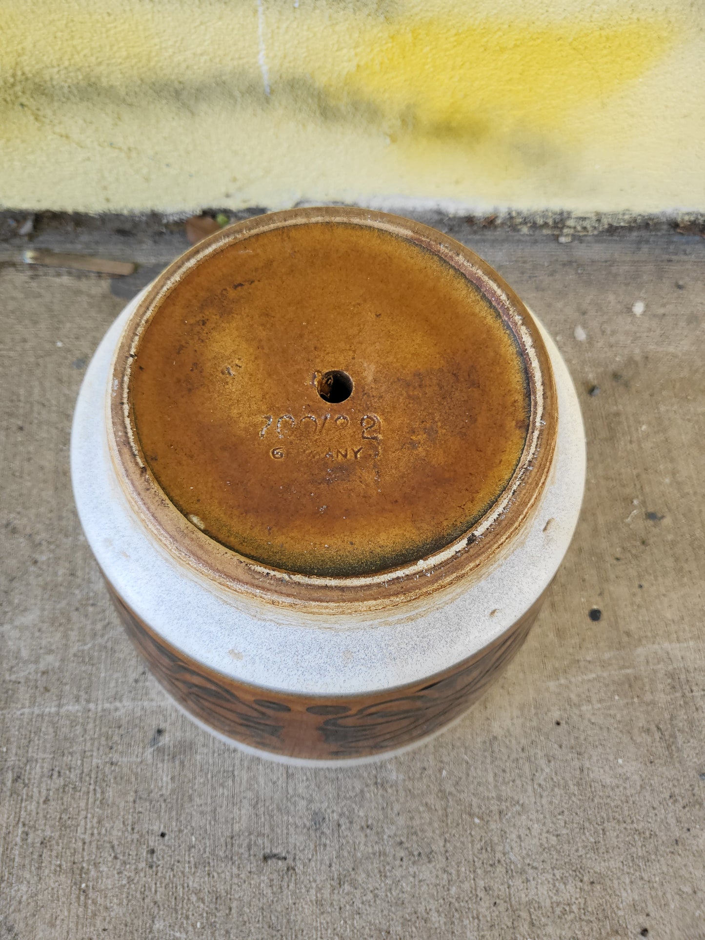 West German Mid-Century Ceramic Plant Pot