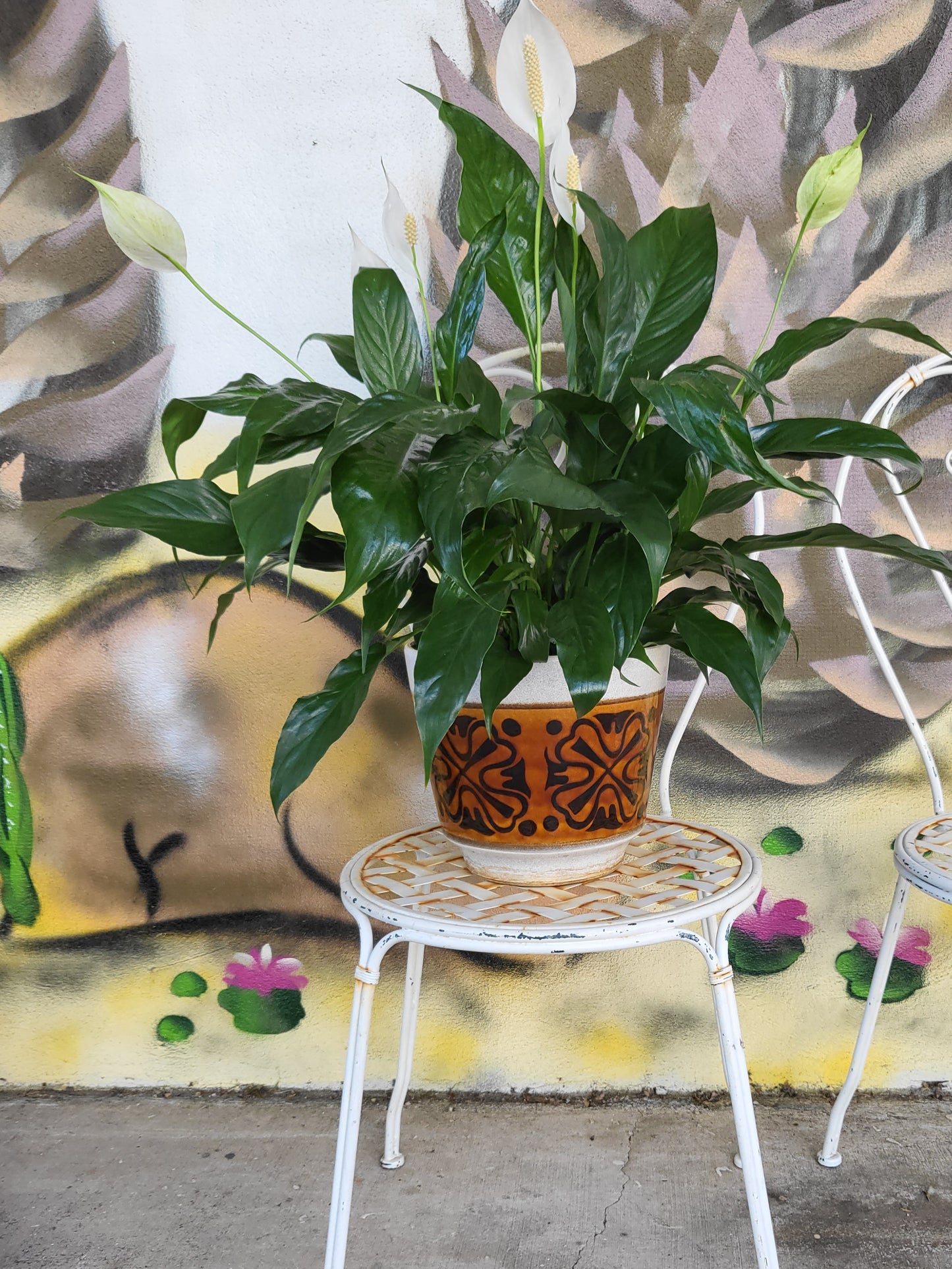 West German Mid-Century Ceramic Plant Pot