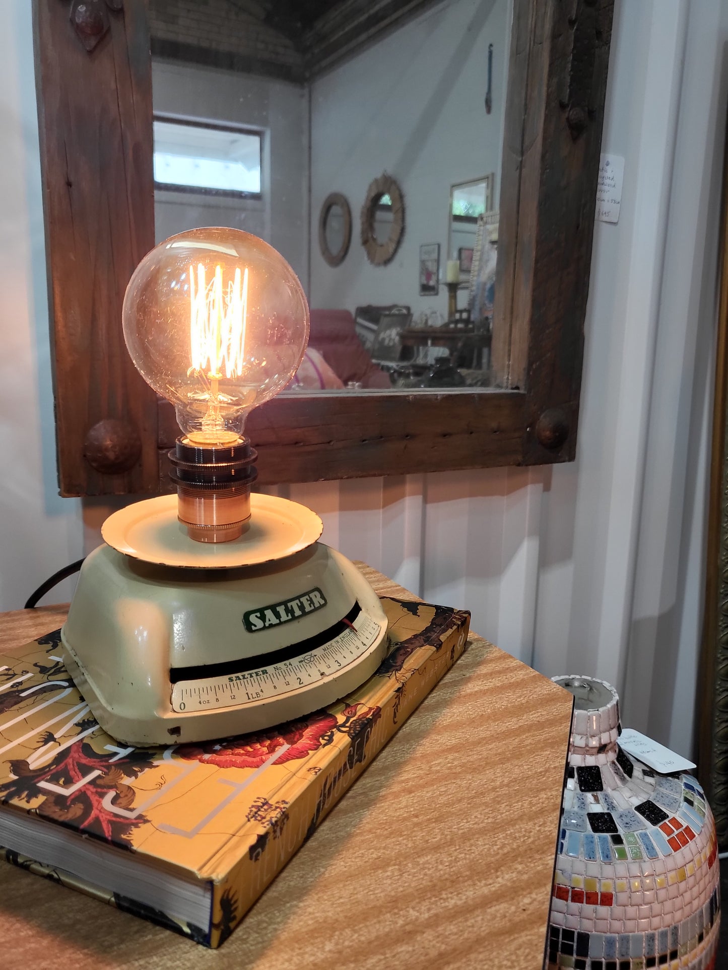 1950s Salter Scale Lamp (DIMMABLE)