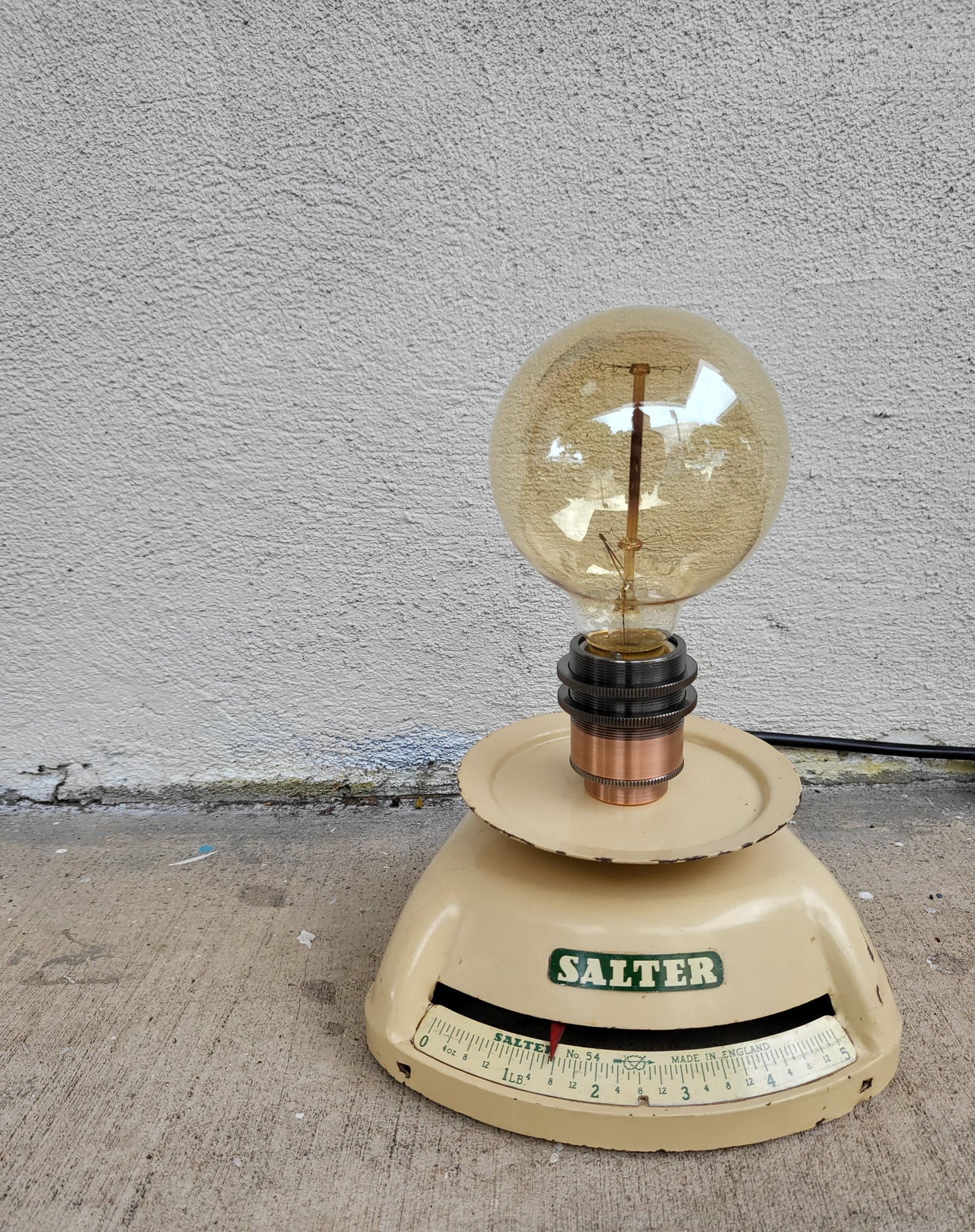 1950s Salter Scale Lamp (DIMMABLE)