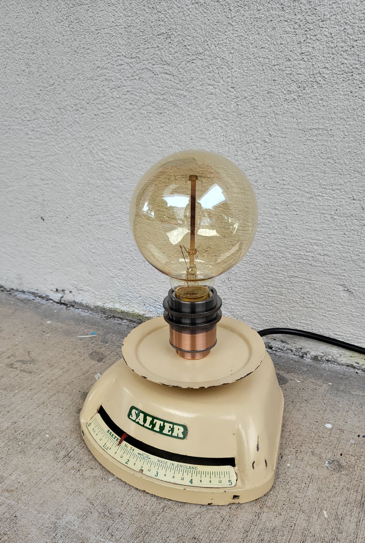 1950s Salter Scale Lamp (DIMMABLE)