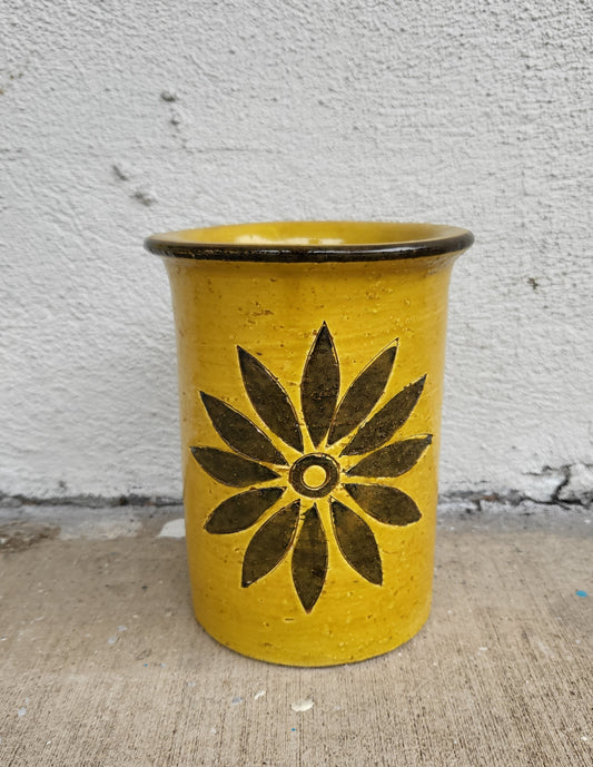 Yellow c.1950-1960s Bitossi Vase