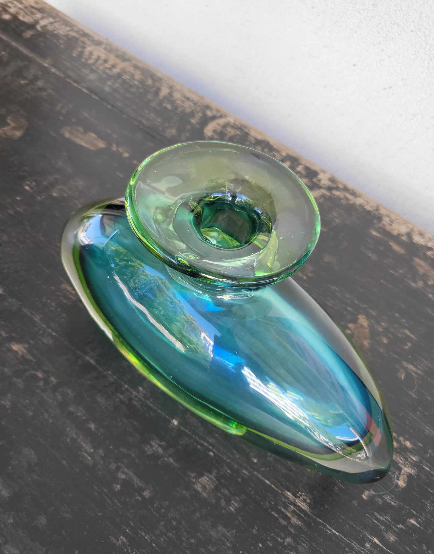 Mid-Century Flavio Poli for Seguso Submarine Murano Glass Vase