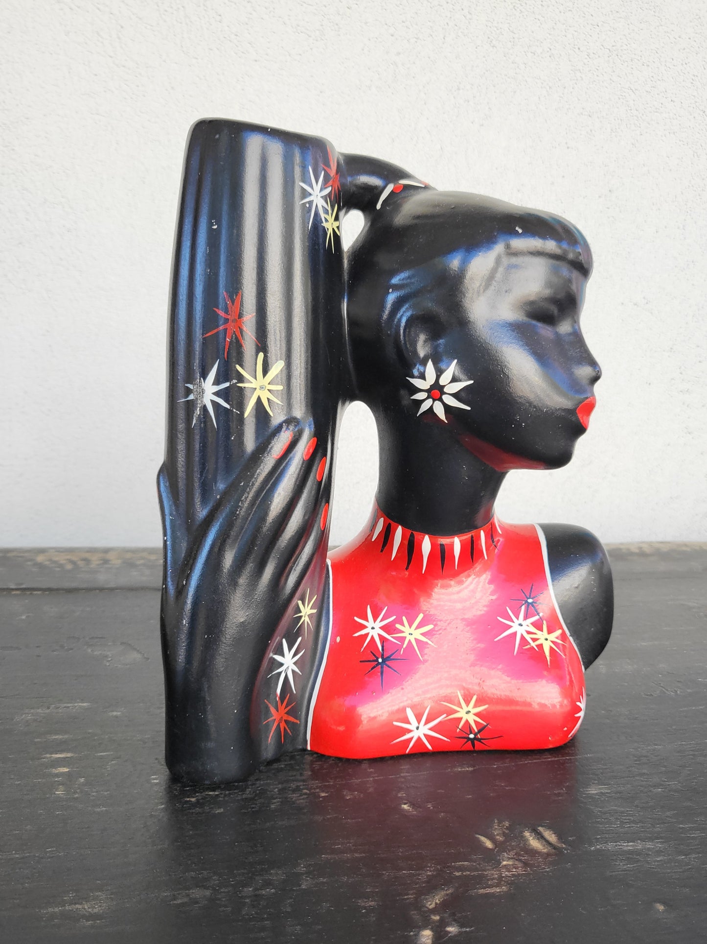 Authentic Barsony Lamp Base - Female Bust (c.1950s)