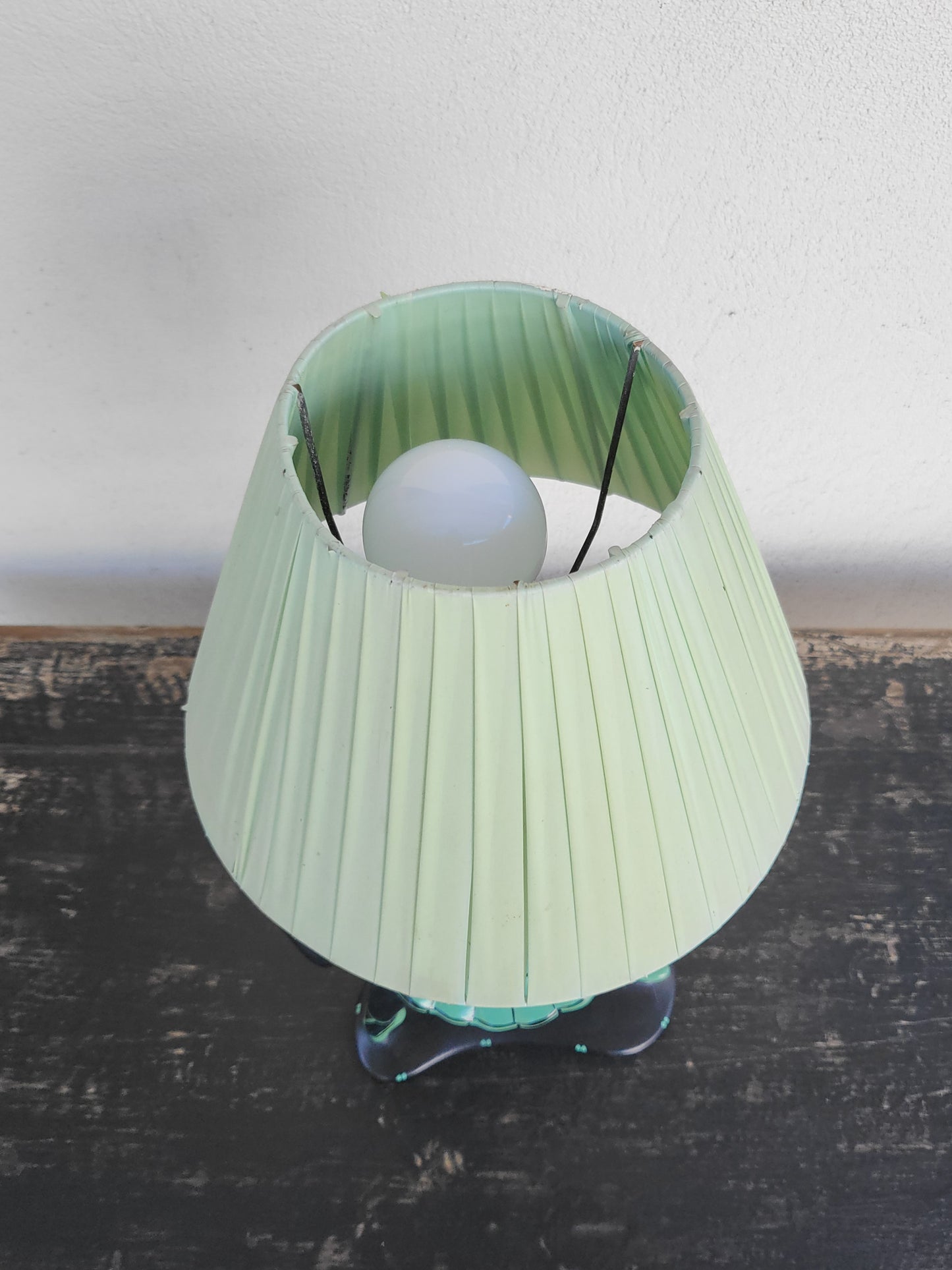 Authentic Barsony Ballerina Lamp - Lady in Green Dress (c.1950s)