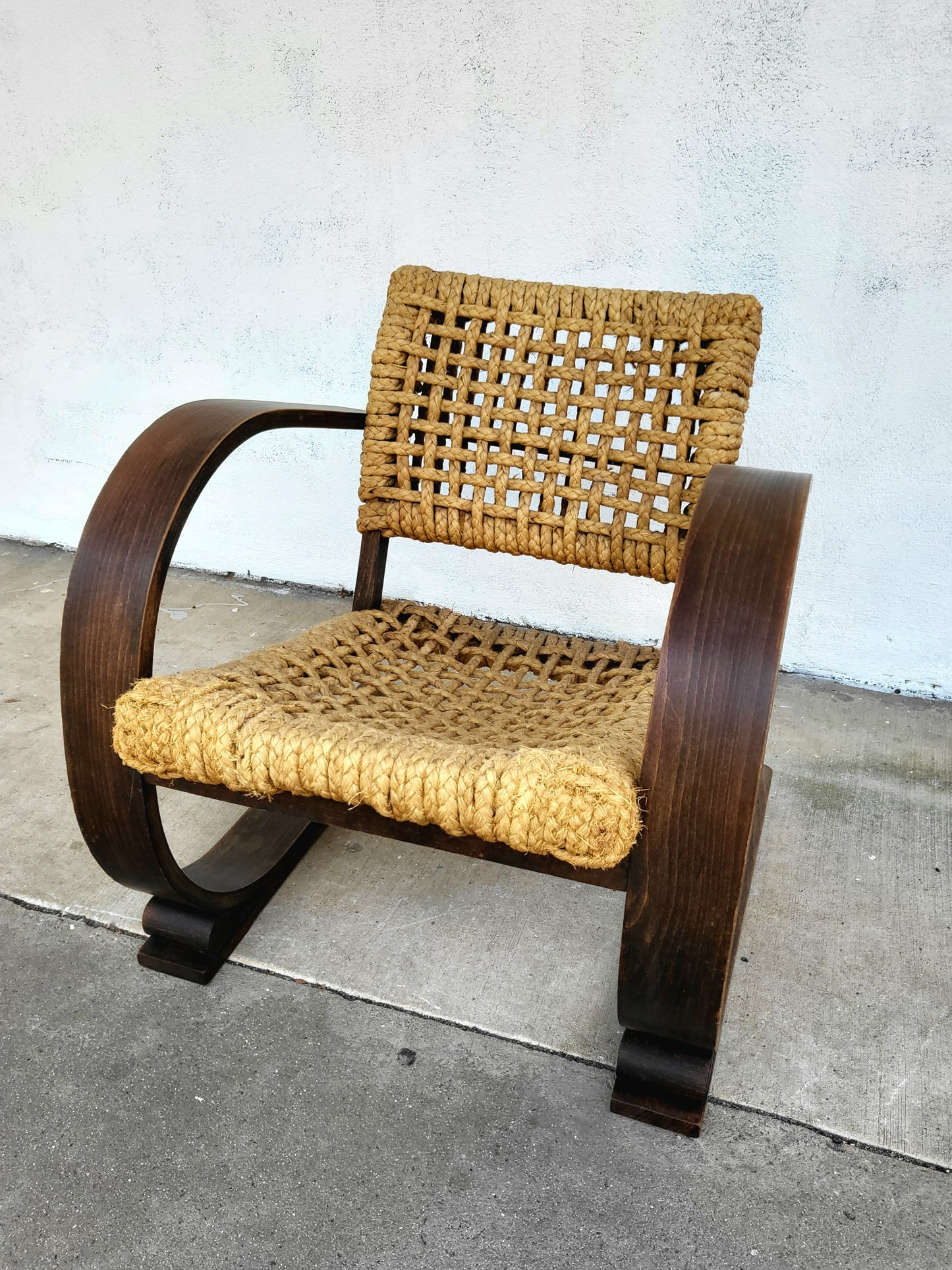 Original 1950's Audoux & Minet Bentwood Armchair