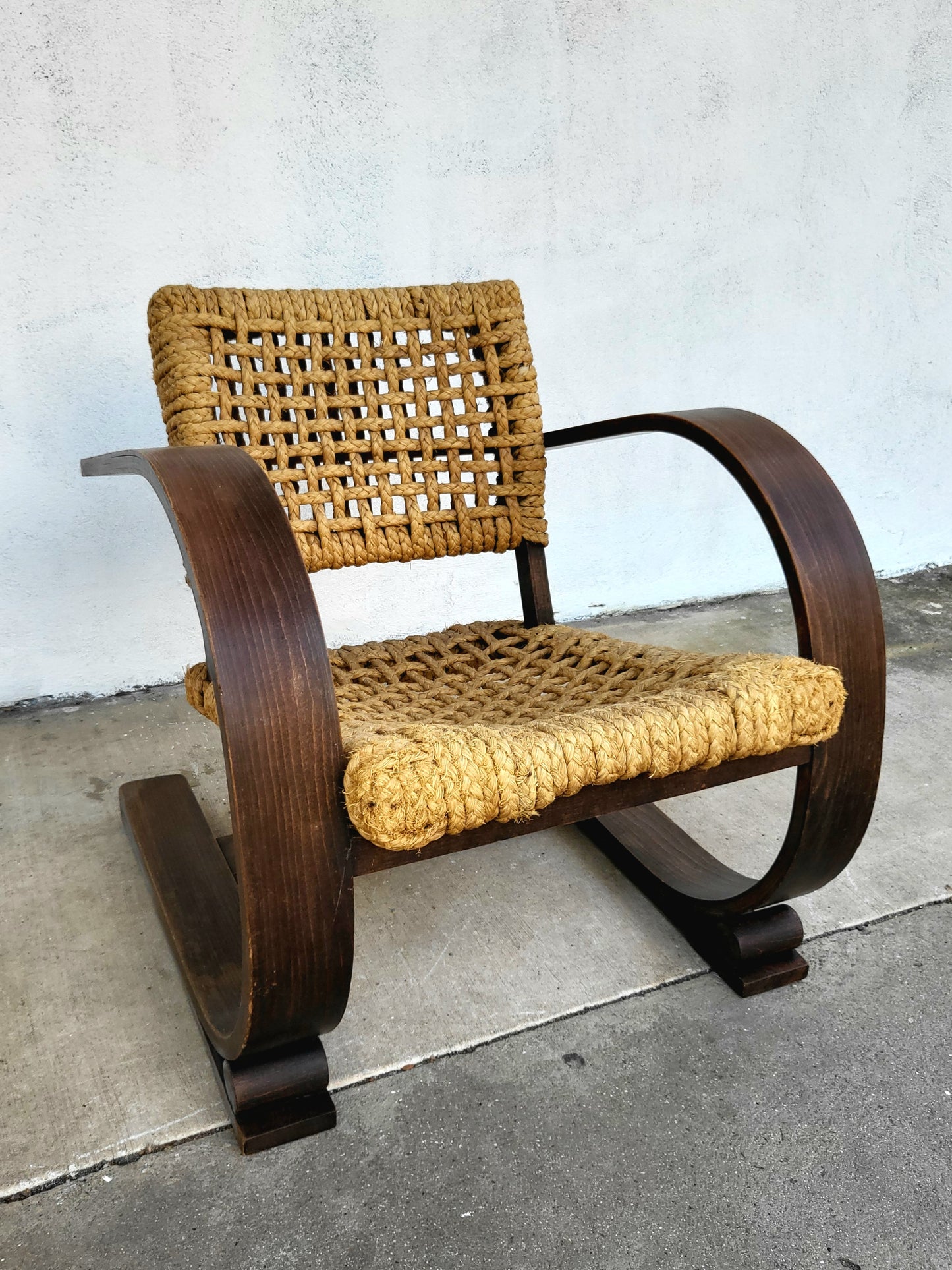 Original 1950's Audoux & Minet Bentwood Armchair