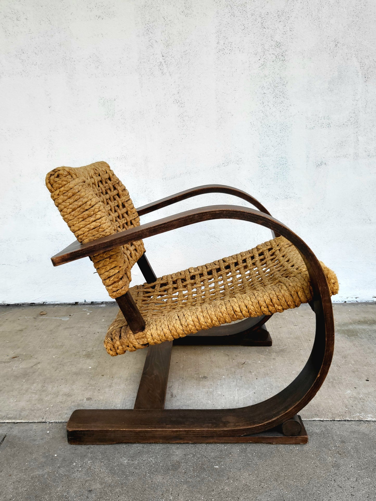 Original 1950's Audoux & Minet Bentwood Armchair