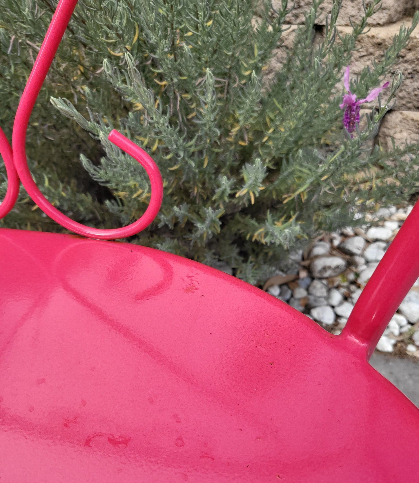1950's French Mid-Century Metal 'Love' Seat