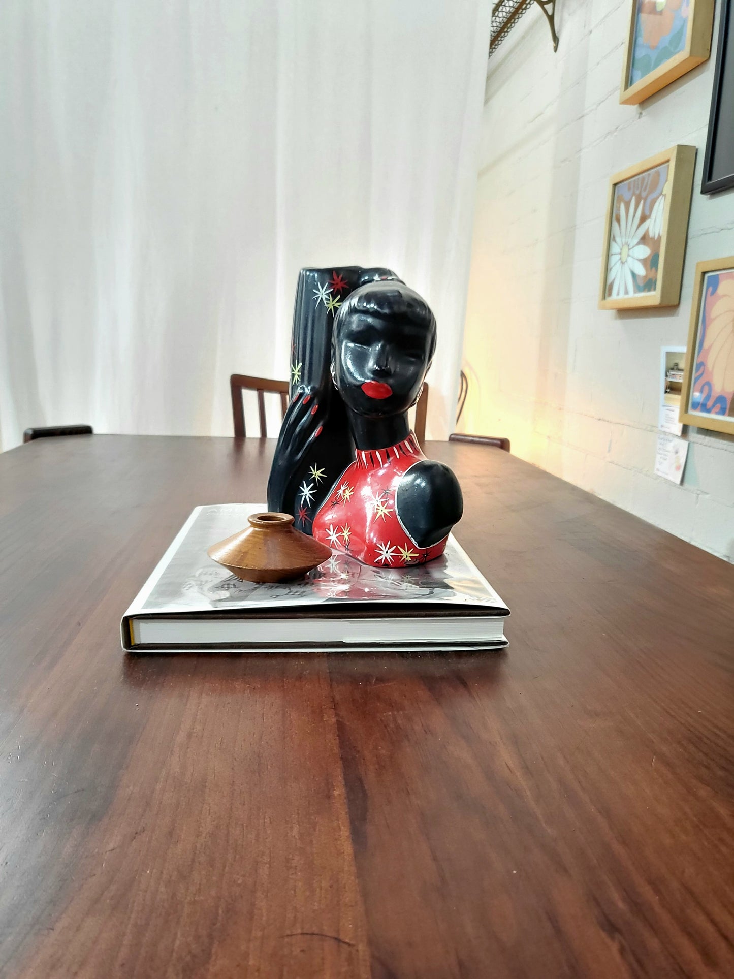 Authentic Barsony Lamp Base - Female Bust (c.1950s)