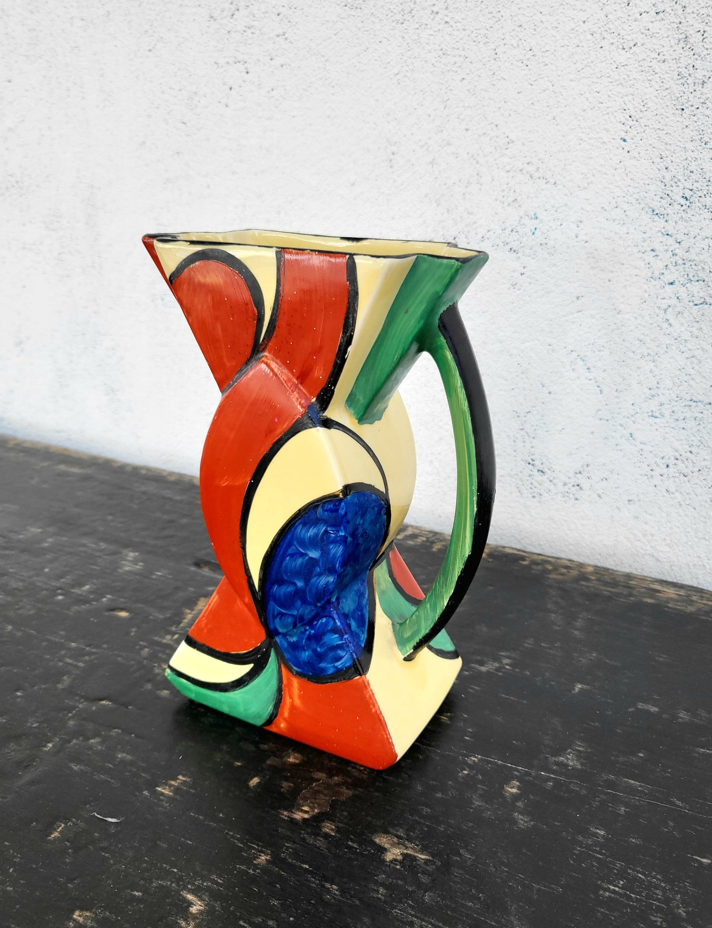 Hand-Painted Art Deco Vase - Myott Son & Co. Ltd, England (Model No. 8015)