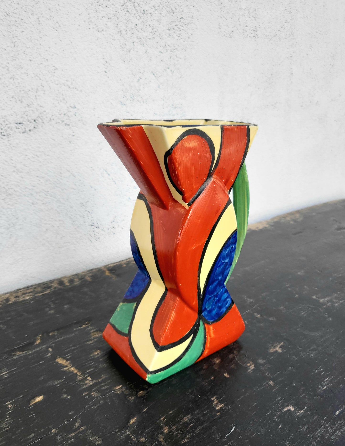 Hand-Painted Art Deco Vase - Myott Son & Co. Ltd, England (Model No. 8015)
