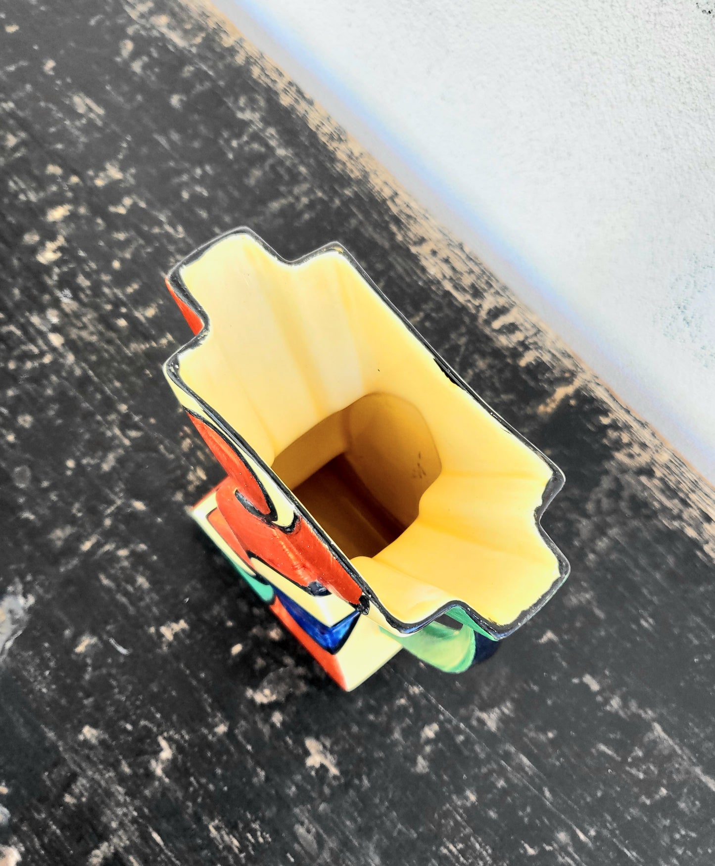 Hand-Painted Art Deco Vase - Myott Son & Co. Ltd, England (Model No. 8015)