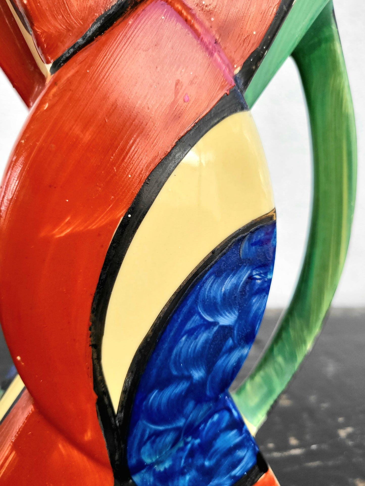 Hand-Painted Art Deco Vase - Myott Son & Co. Ltd, England (Model No. 8015)