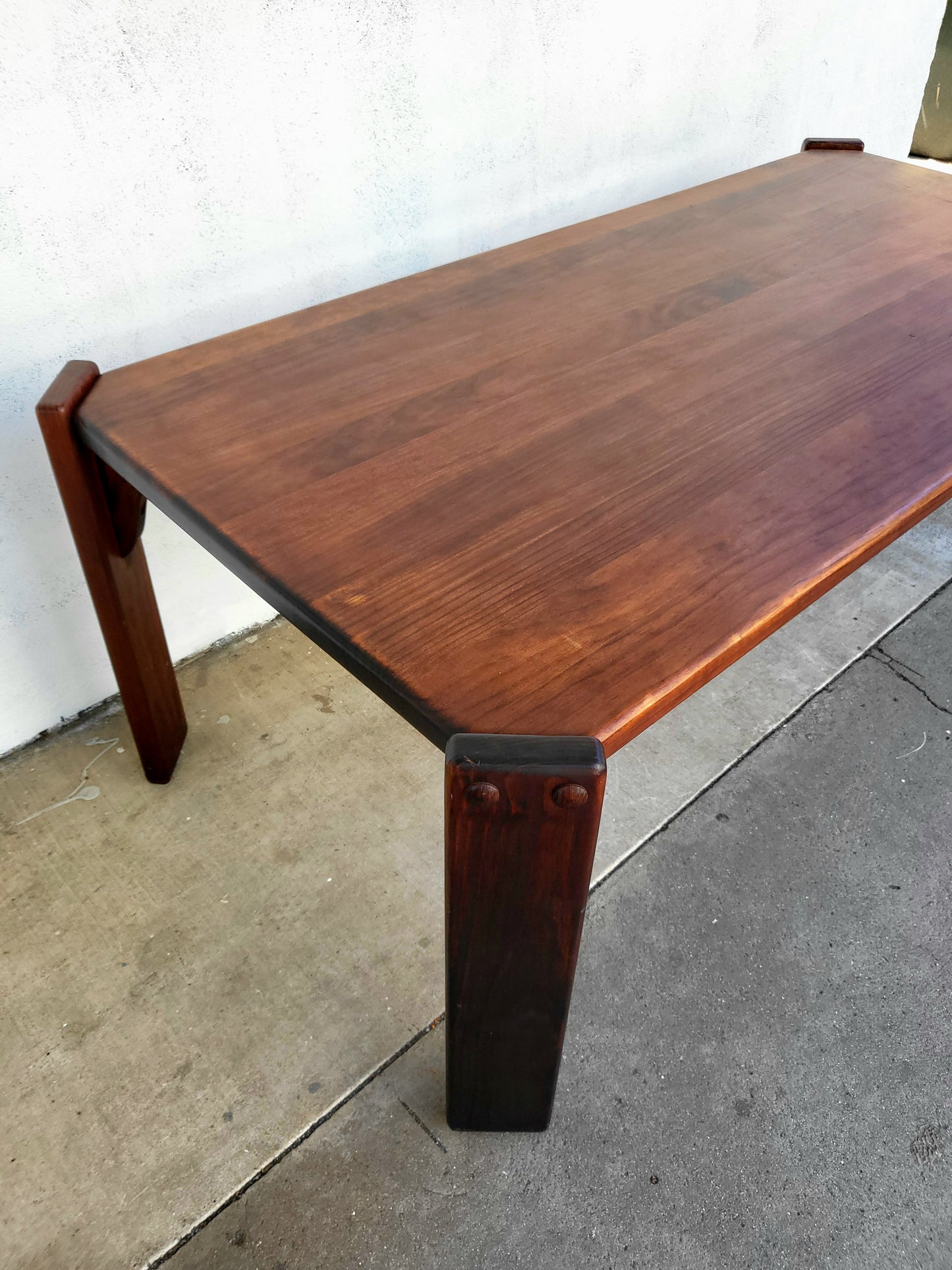 Vintage Post and Rail Dining Table - Solid Timber