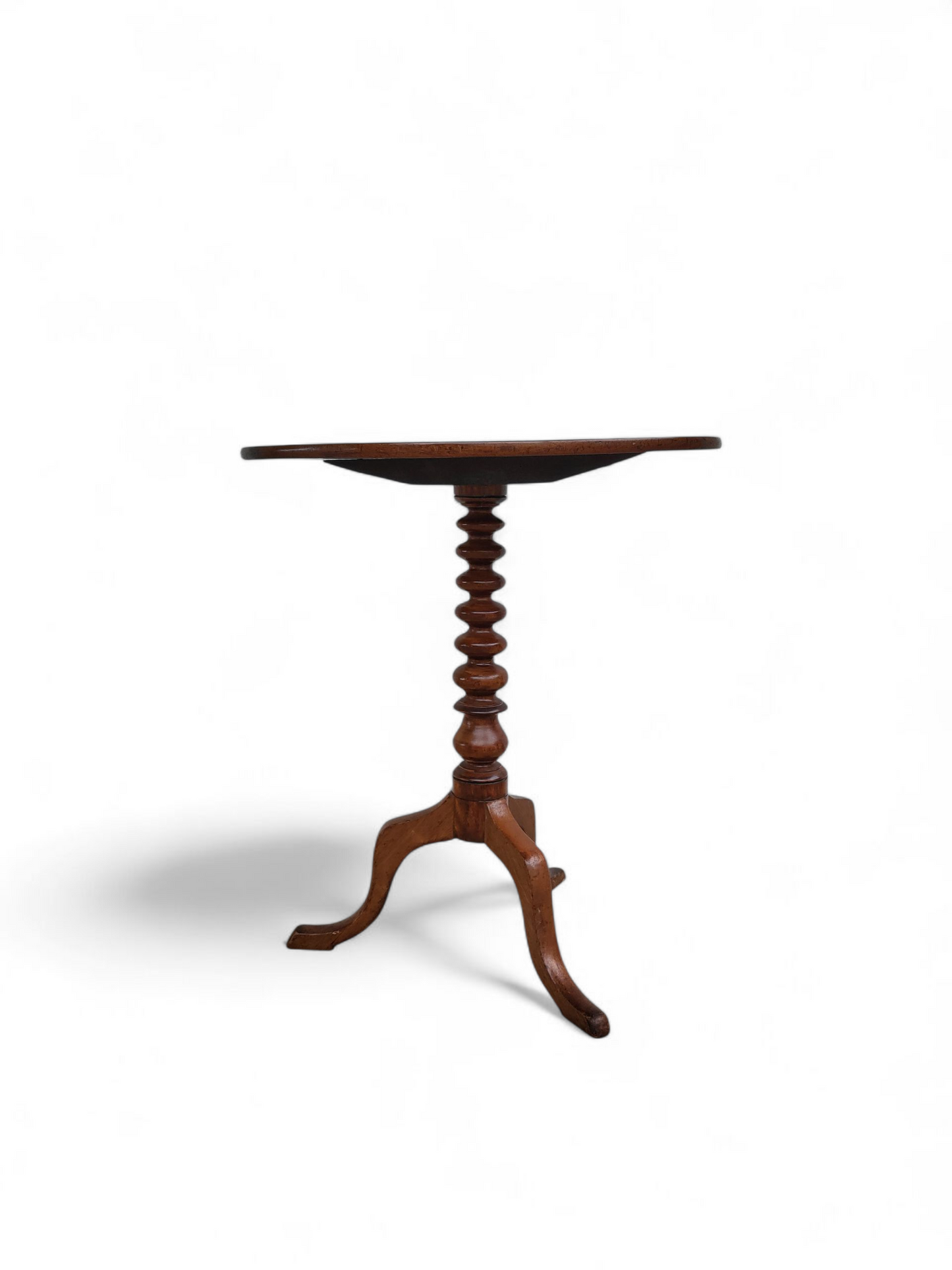 Victorian Bobbin-Turned-Pedestal Wine Table (c. 1880s-1890s)