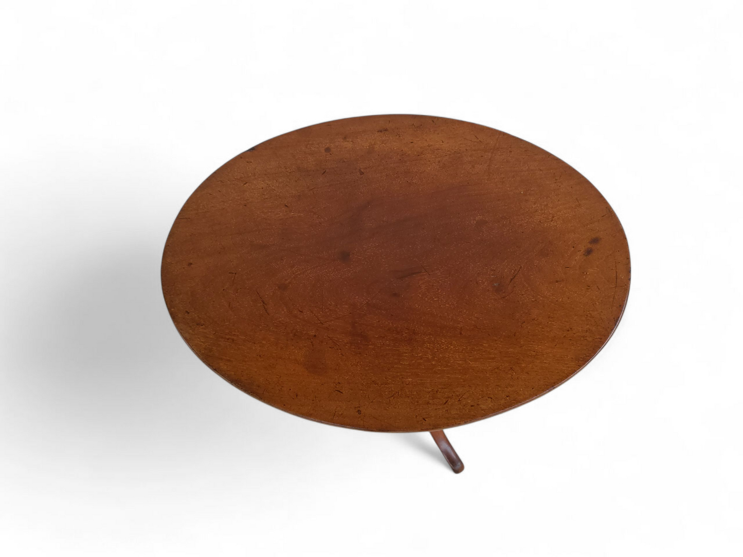 Victorian Bobbin-Turned-Pedestal Wine Table (c. 1880s-1890s)