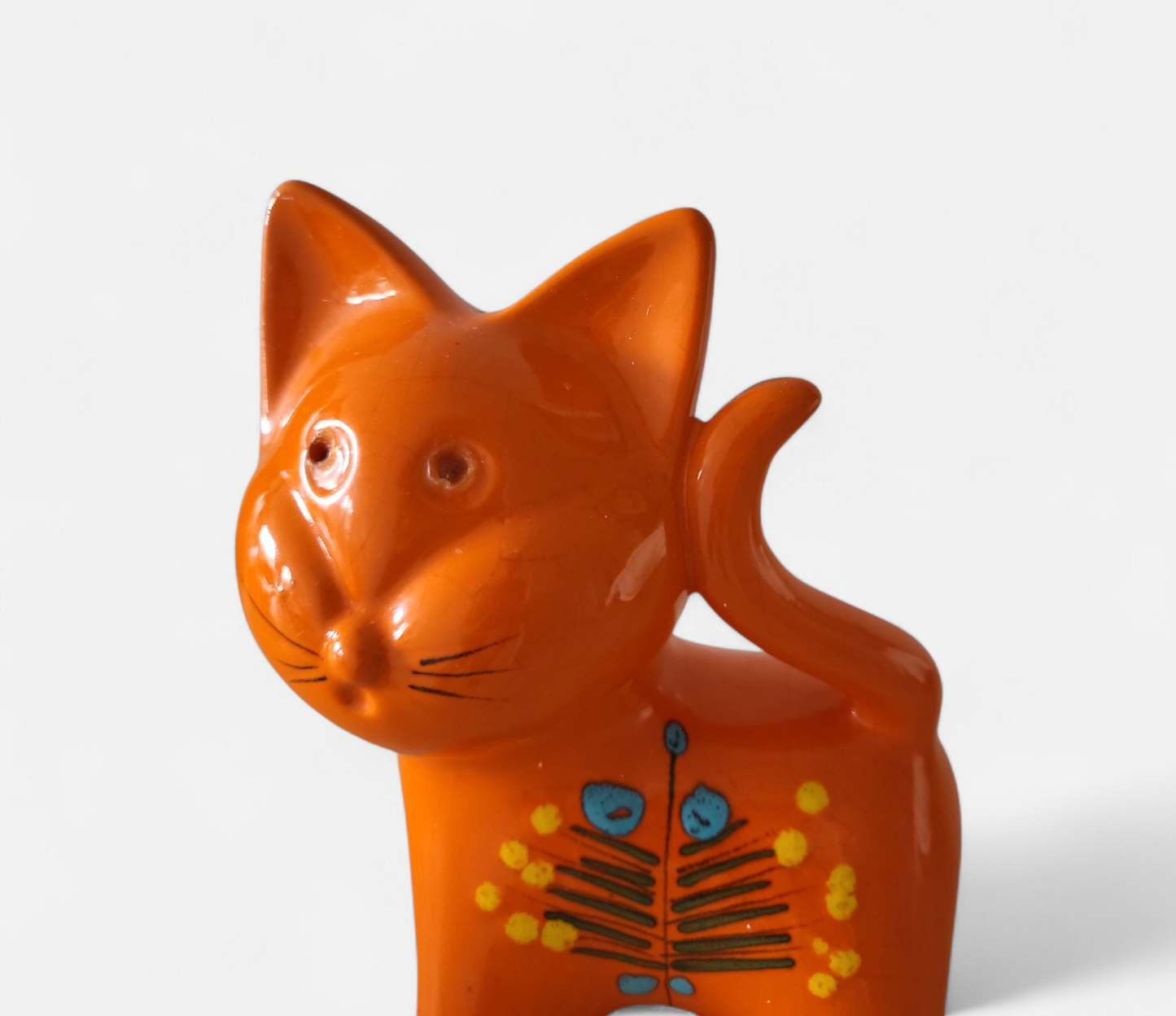 Vintage 1950s-60s Italian Studio Pottery Cat Money Box